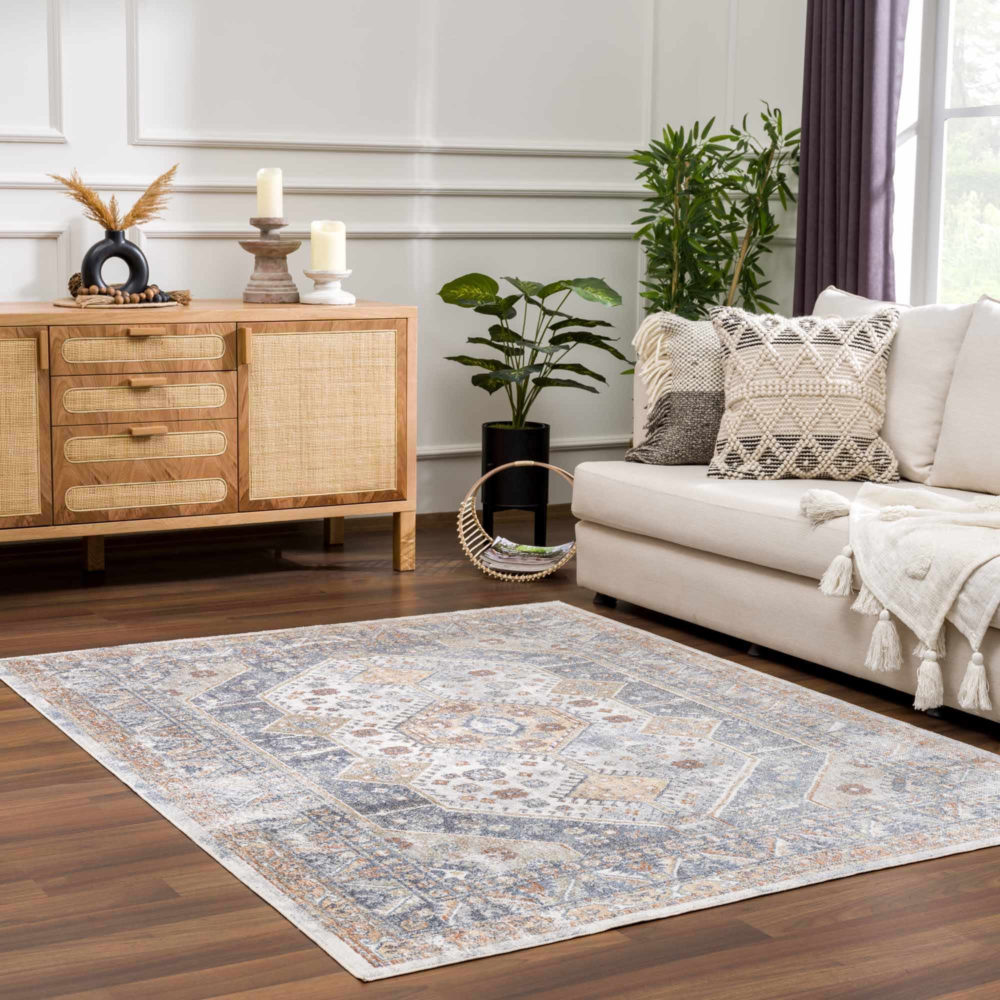 Afya Washable Area Rug - Decor Addict, LLC