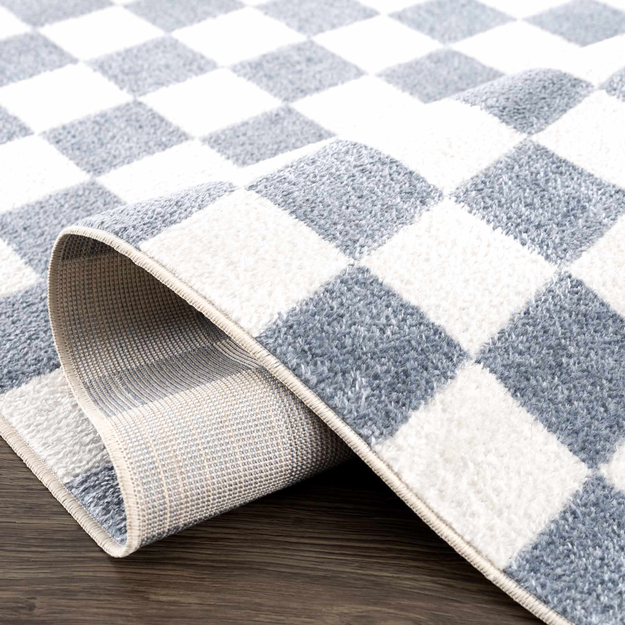 Brone Checkered Washable Area Rug - Decor Addict, LLC