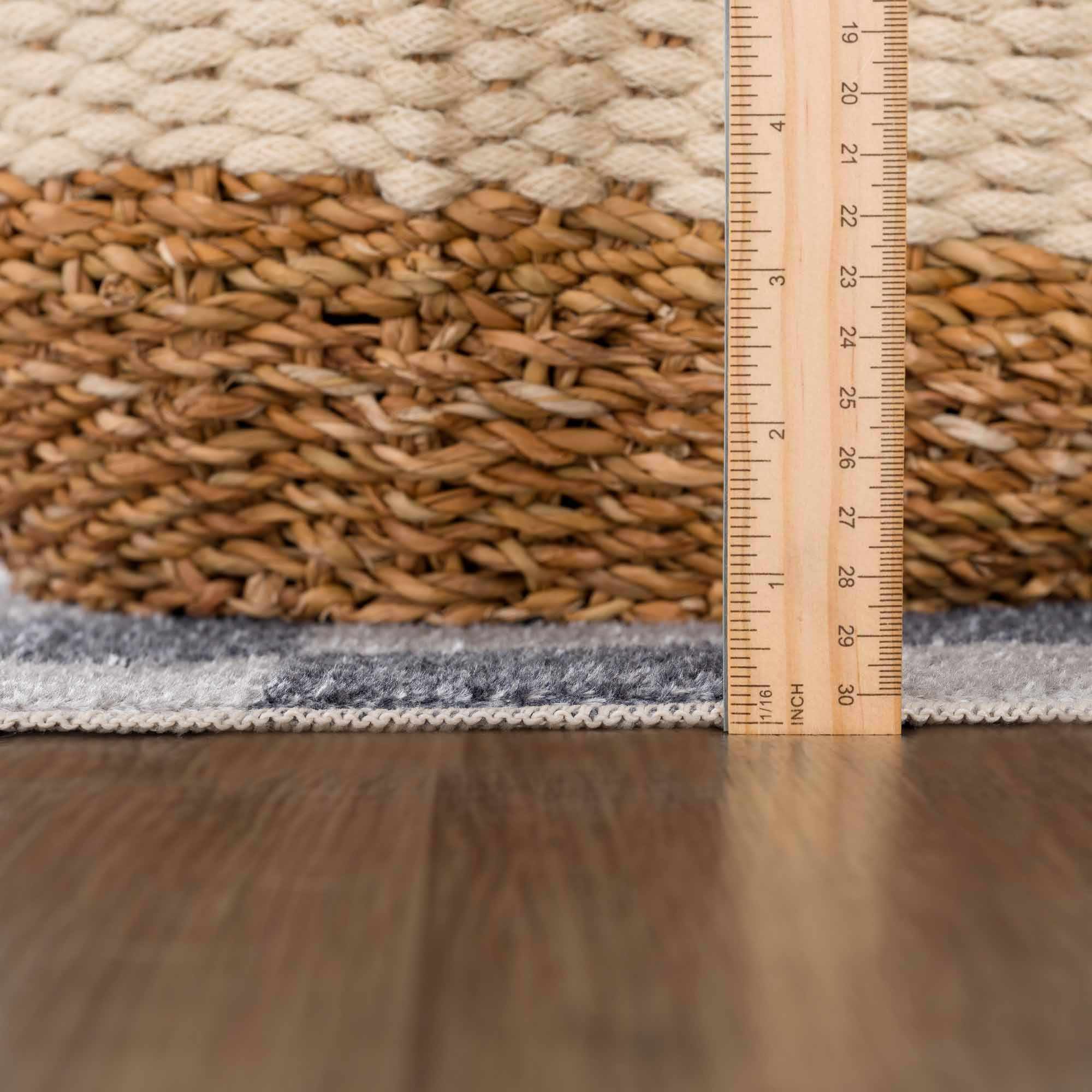 Alie Gray Checkered Washable Area Rug - Decor Addict, LLC