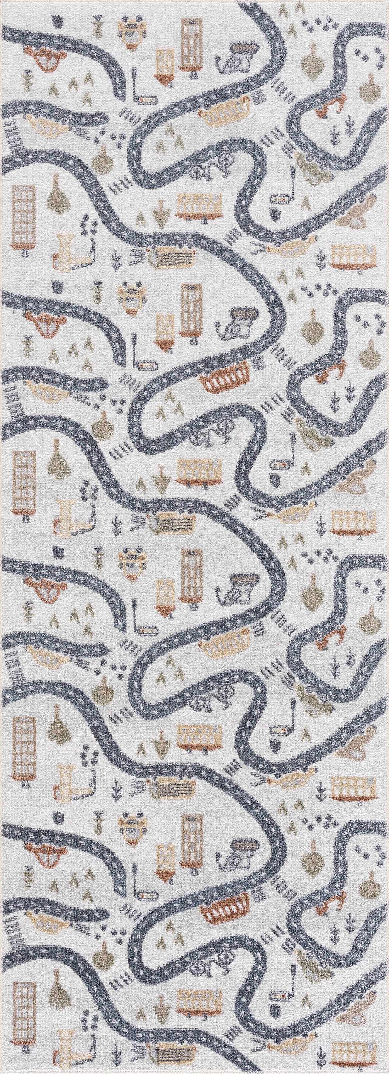 Mave Roads Washable Rug for Kids - Decor Addict, LLC