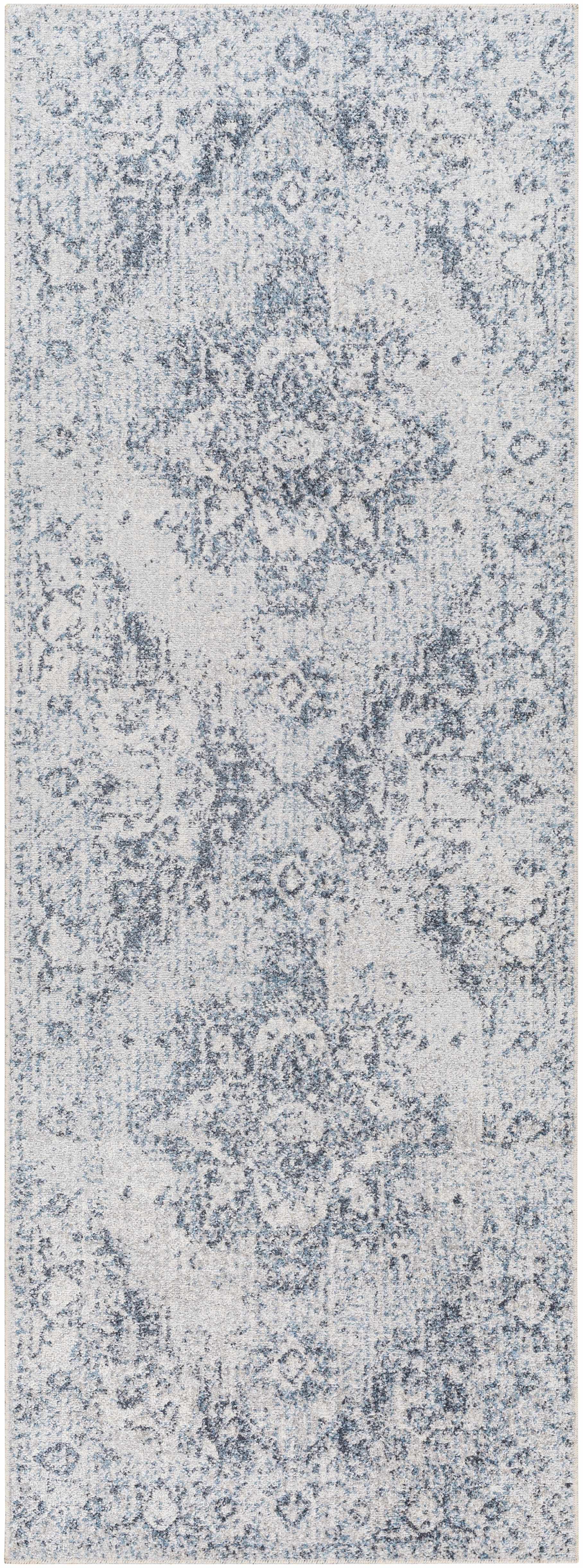 Ankti Aqua Washable Area Rug - Decor Addict, LLC