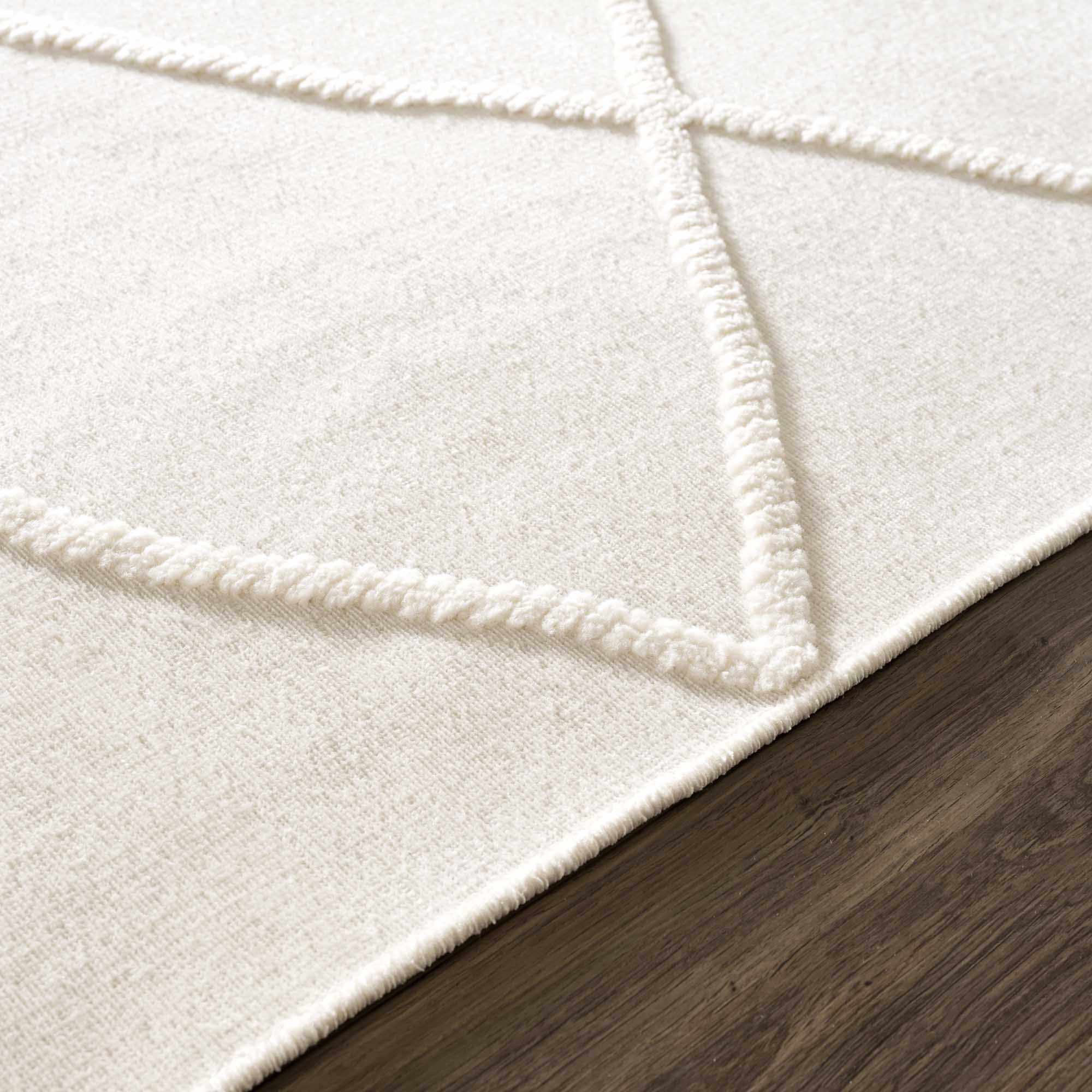 Amani White Washable Area Rug - Decor Addict, LLC
