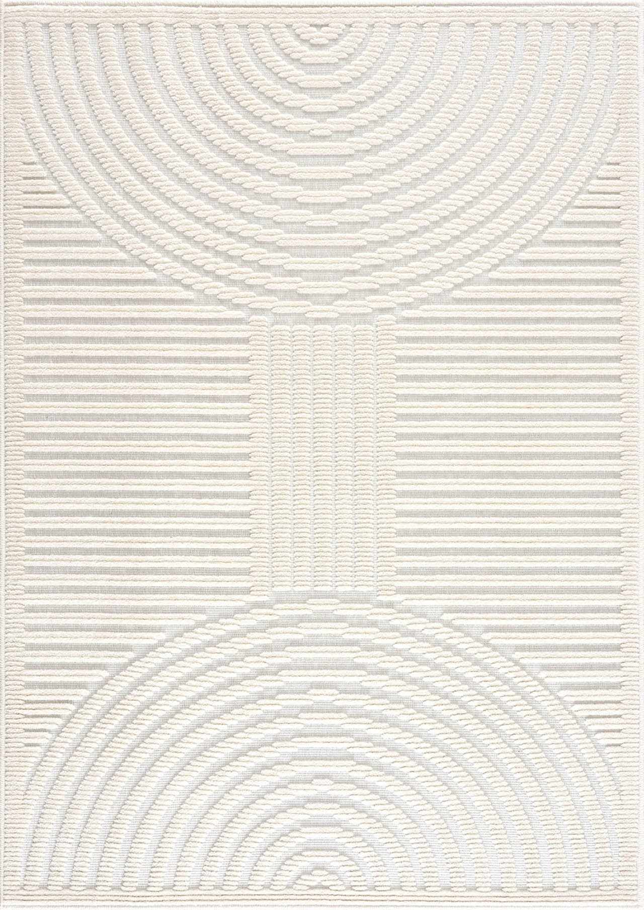 Deron White Washable Area Rug - Decor Addict, LLC