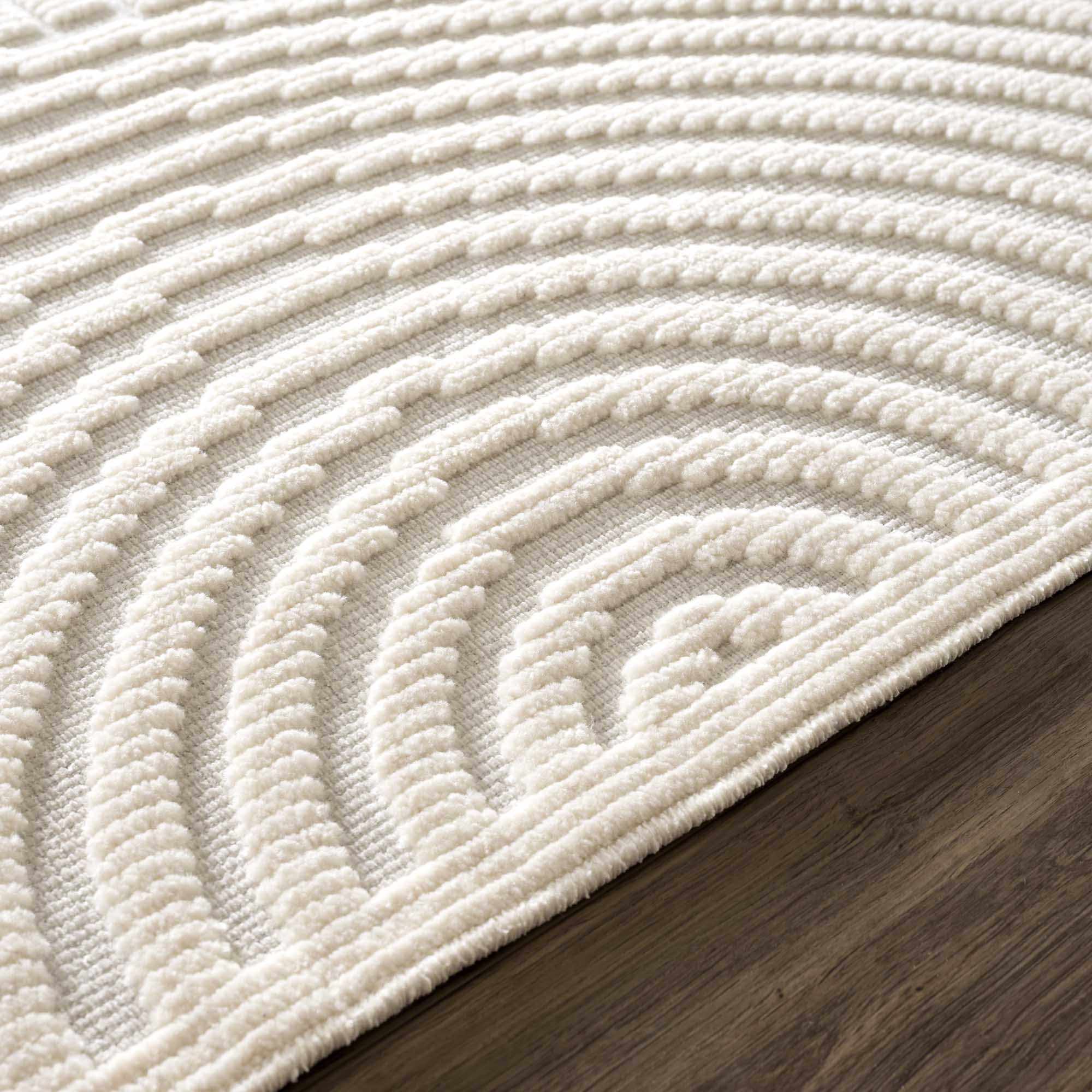 Deron White Washable Area Rug - Decor Addict, LLC
