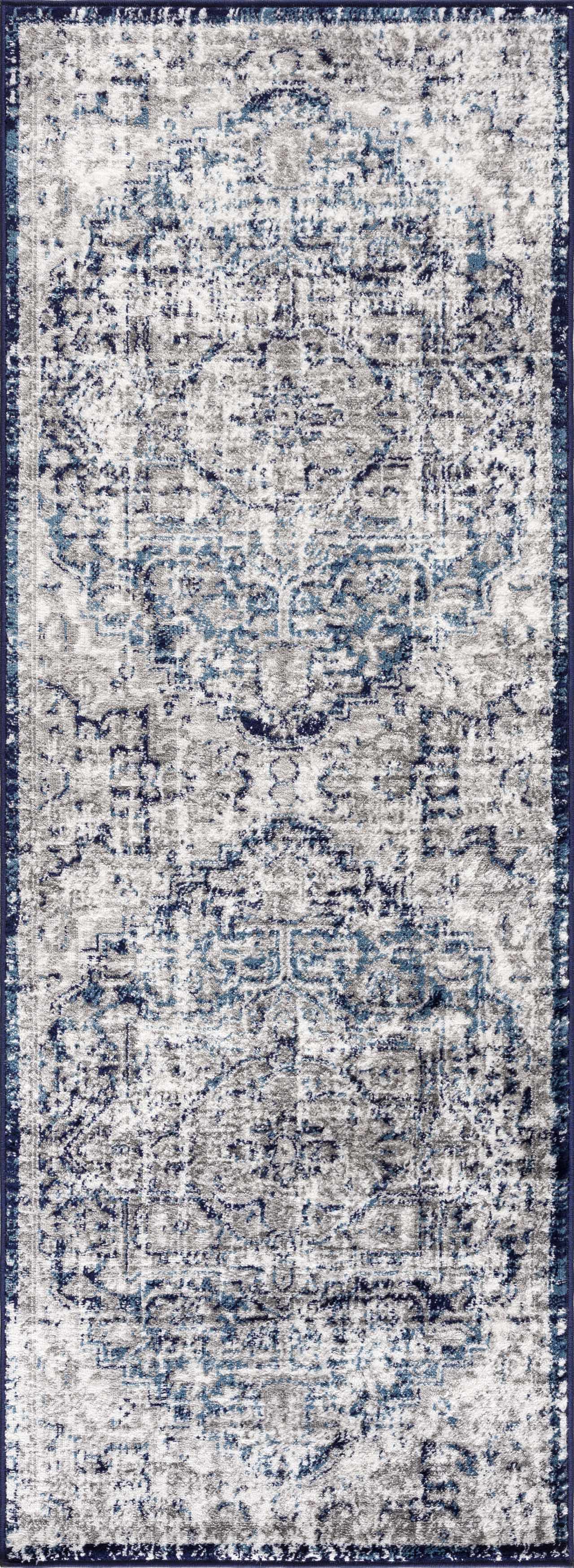 Buenaventura Navy Area Rug - Decor Addict, LLC