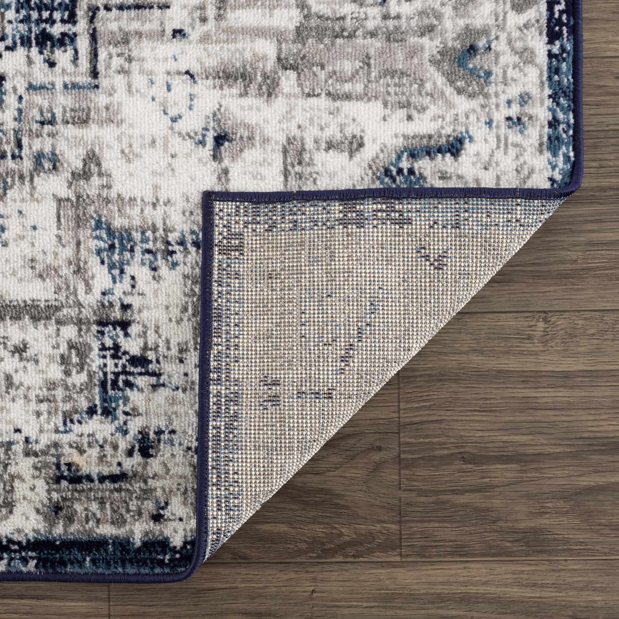 Buenaventura Navy Area Rug - Decor Addict, LLC