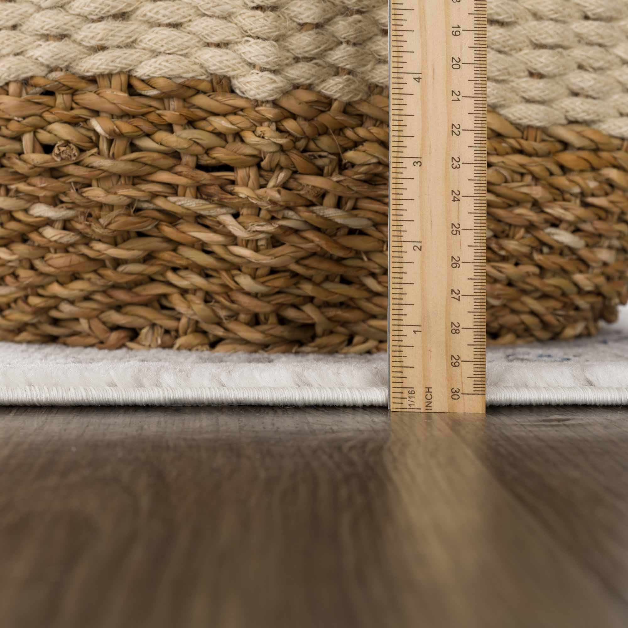 Buenaventura Cream & Navy Area Rug - Decor Addict, LLC