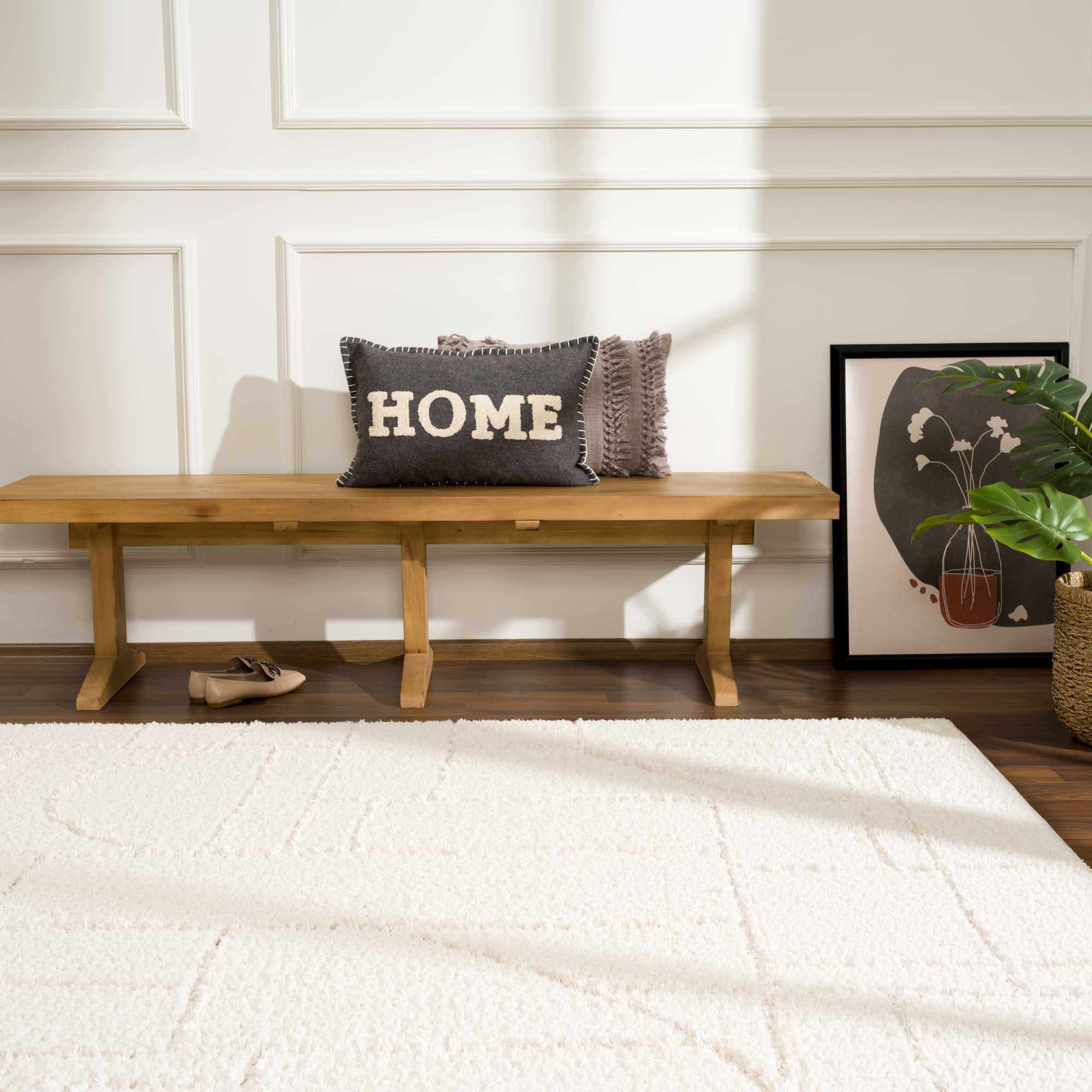 Andia Cream Area Rug - Decor Addict, LLC