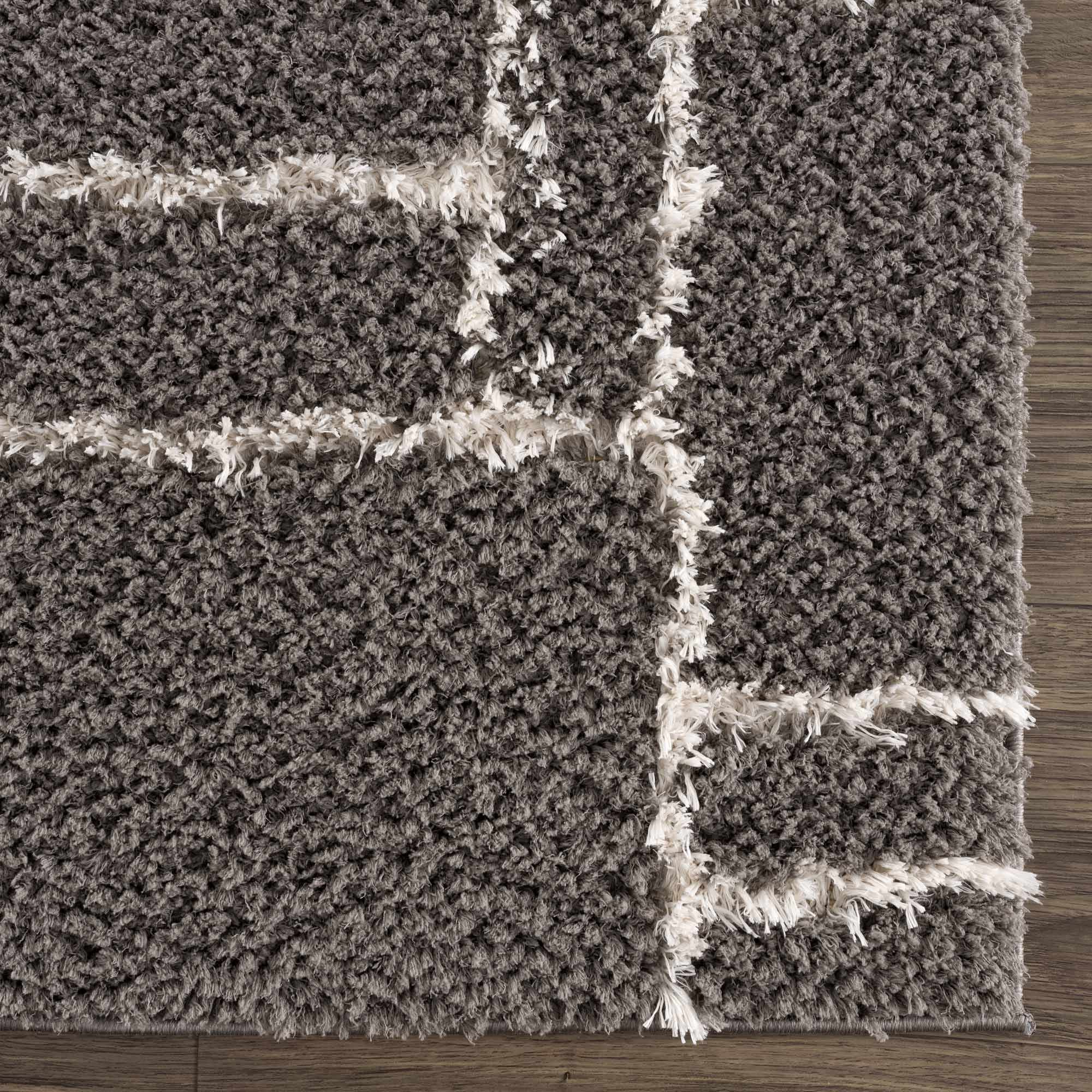 Andia Charcoal Area Rug - Decor Addict, LLC