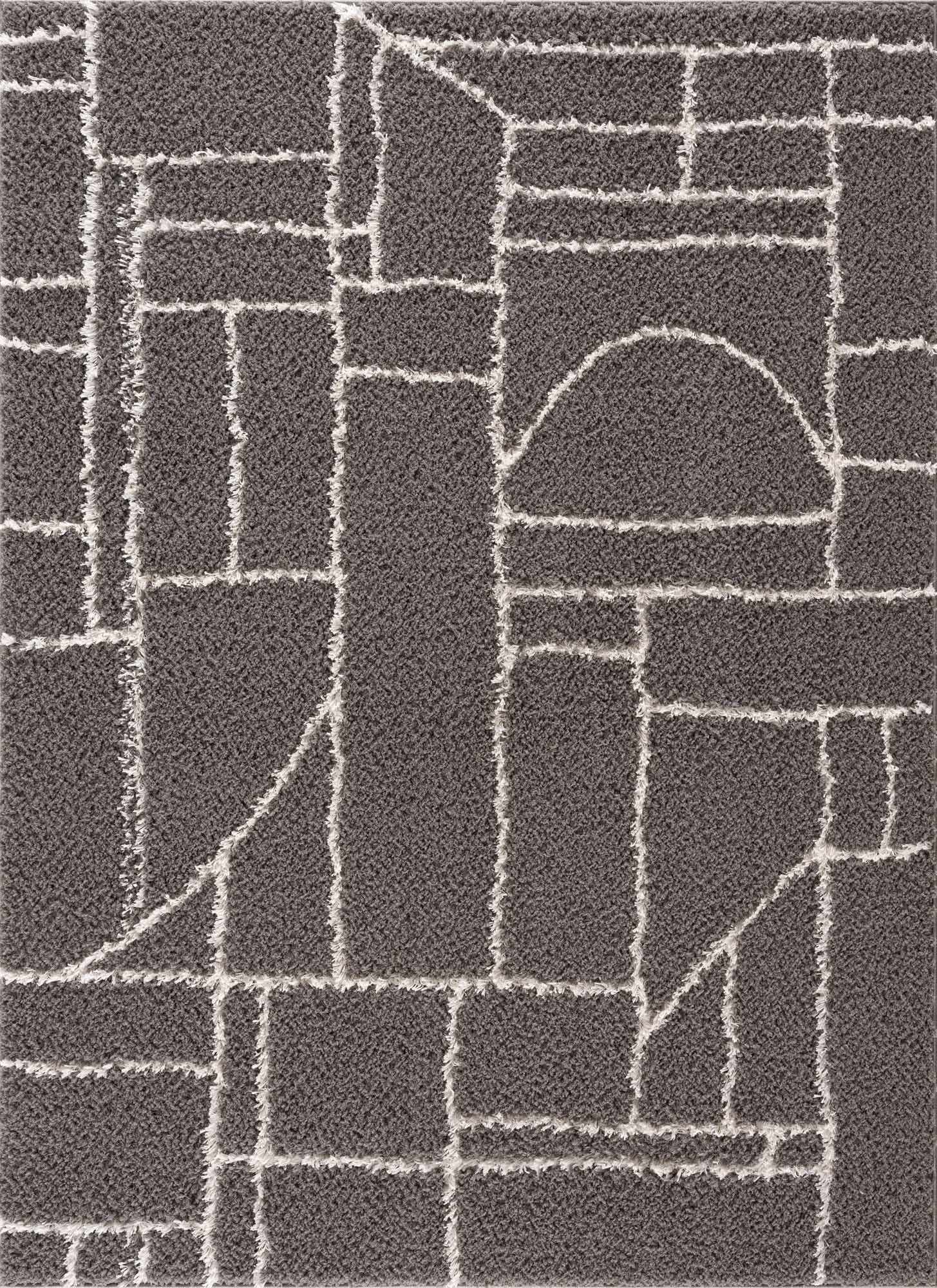Andia Charcoal Area Rug - Decor Addict, LLC