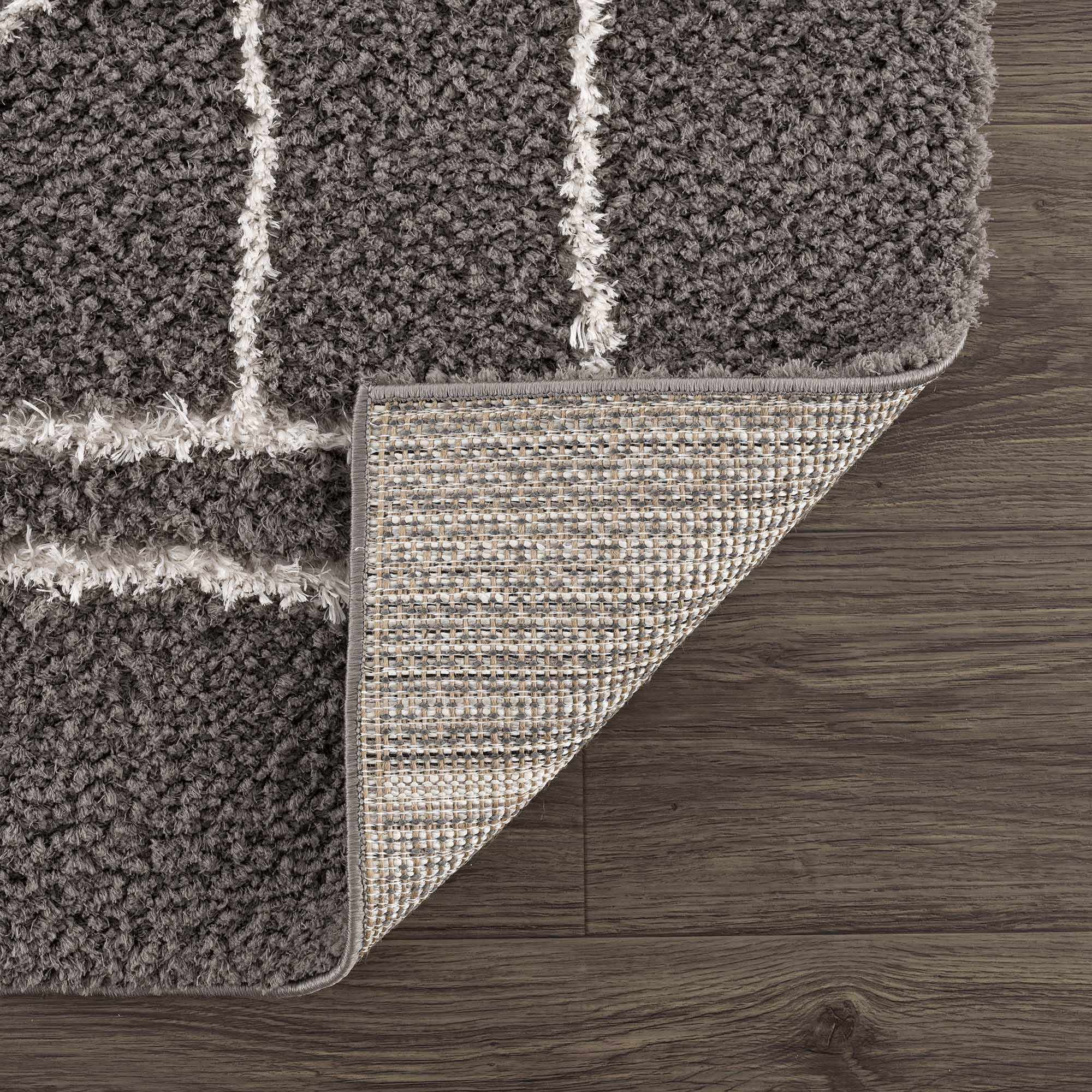 Andia Charcoal Area Rug - Decor Addict, LLC