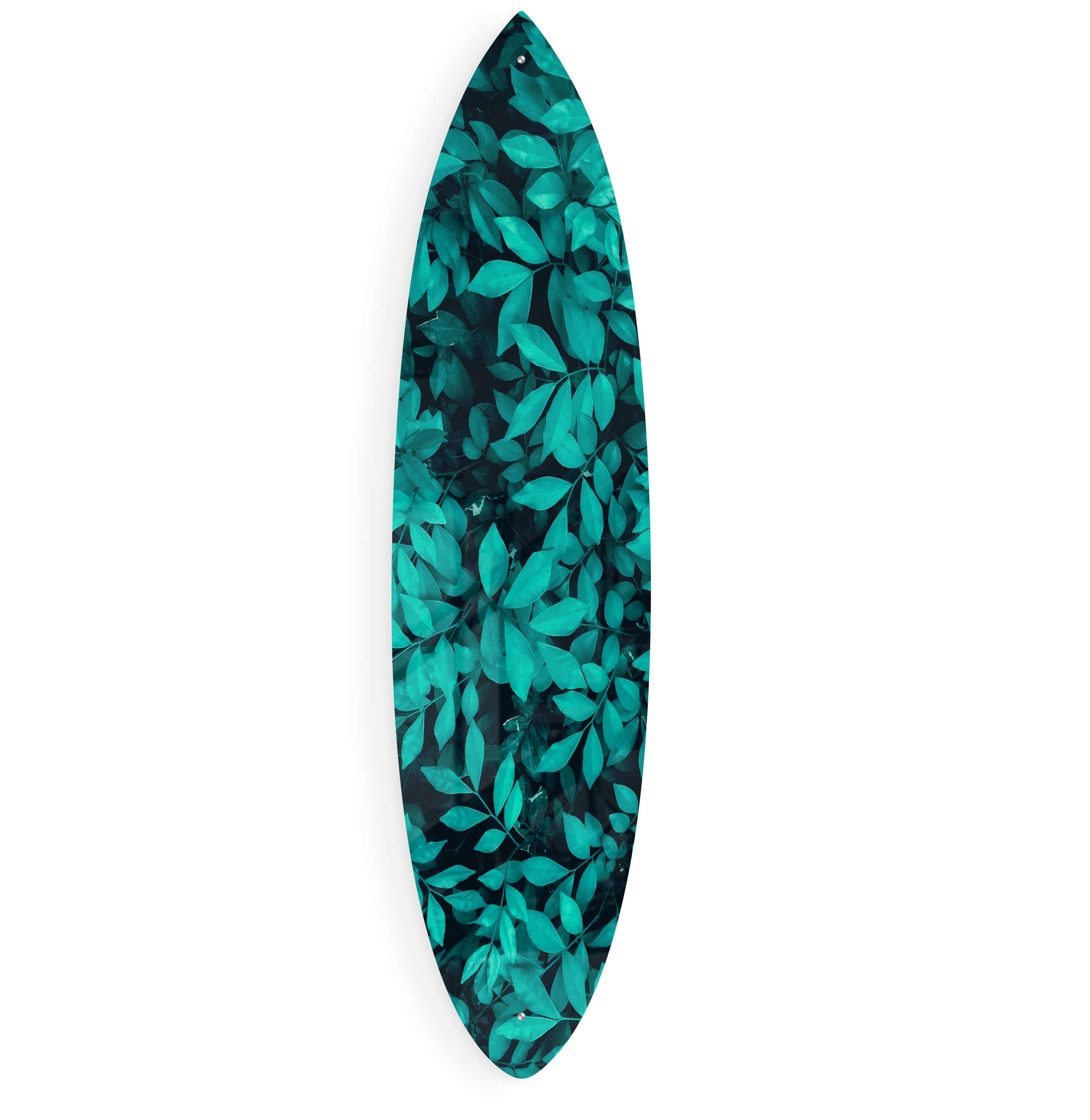 Bush Pattern Acrylic Surfboard Wall Art - Decor Addict, LLC