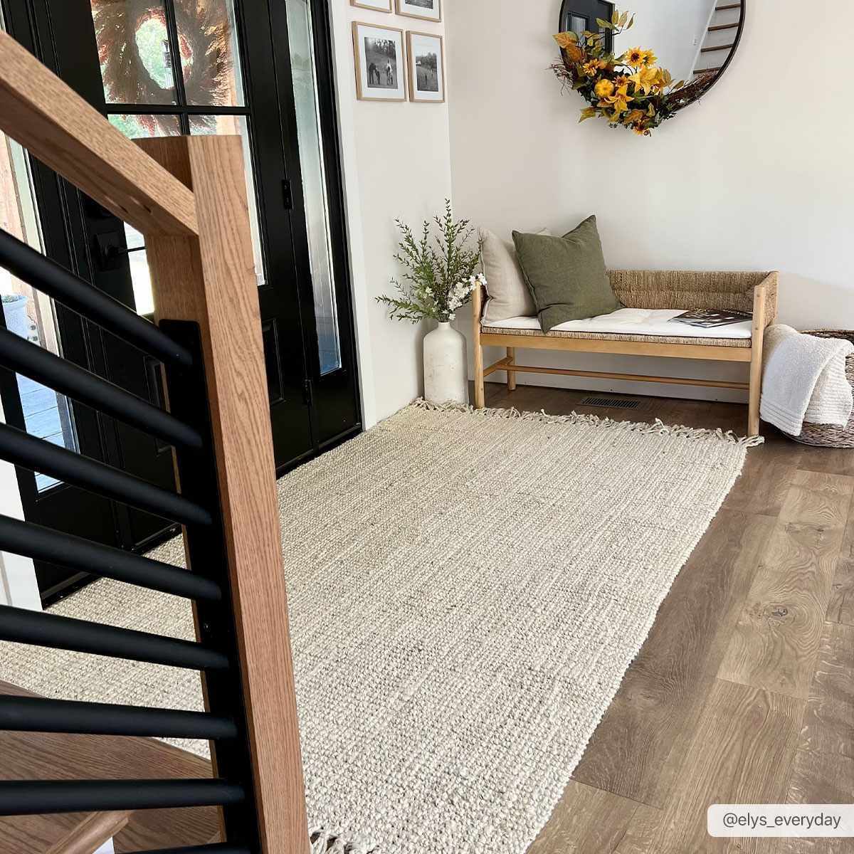 Senneterre Bleached Jute Rug - Decor Addict, LLC