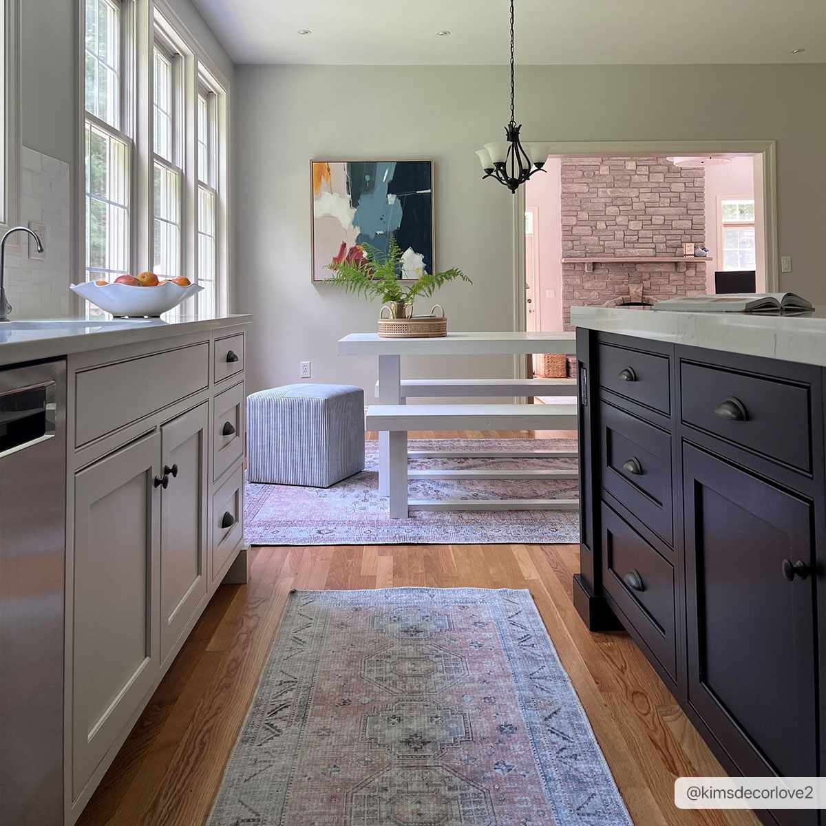 Morcott Peach Washable Area Rug - Decor Addict, LLC