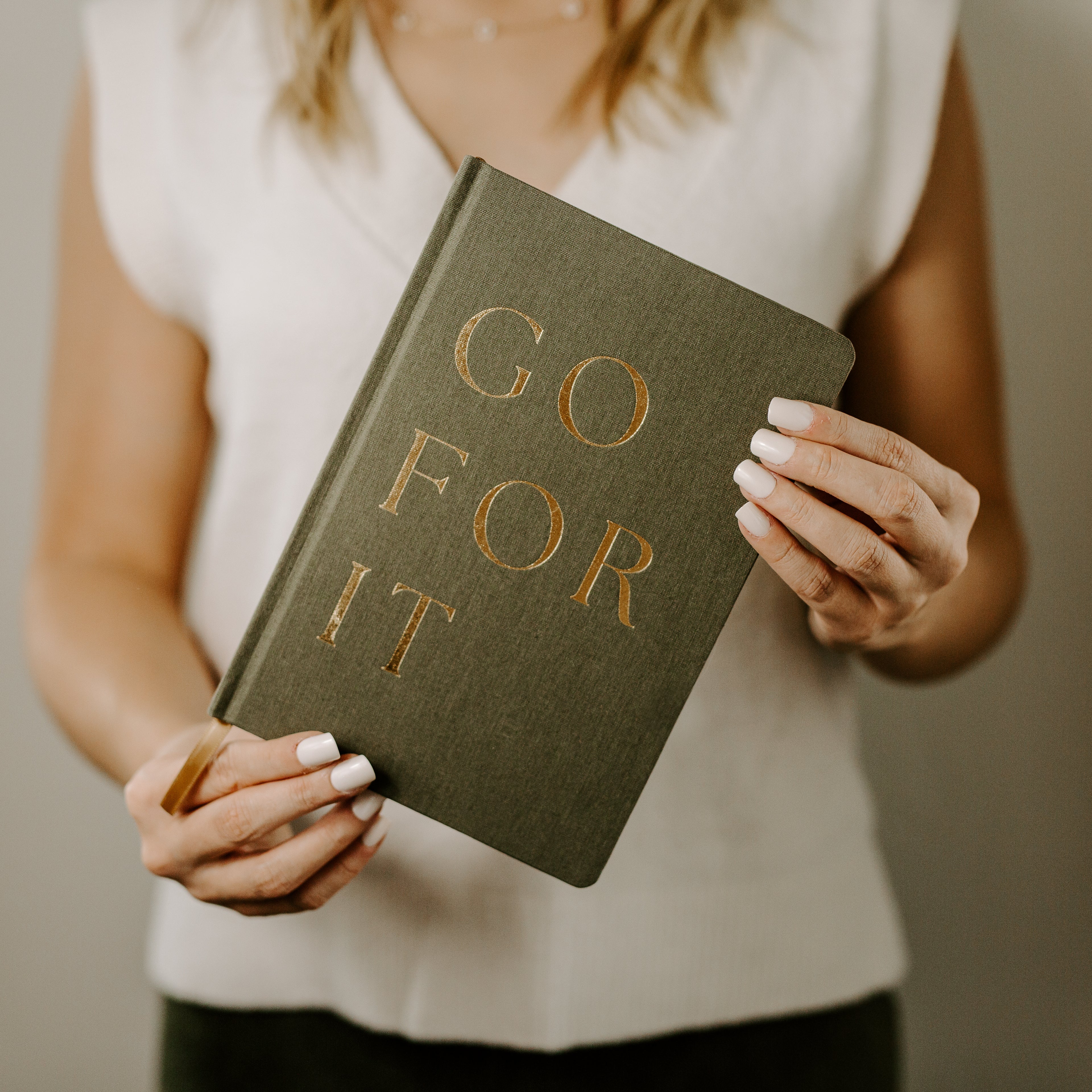 Go For It Fabric Journal - Decor Addict, LLC