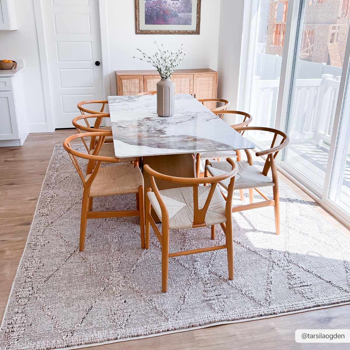 Nyla Bone Area Rug - Decor Addict, LLC