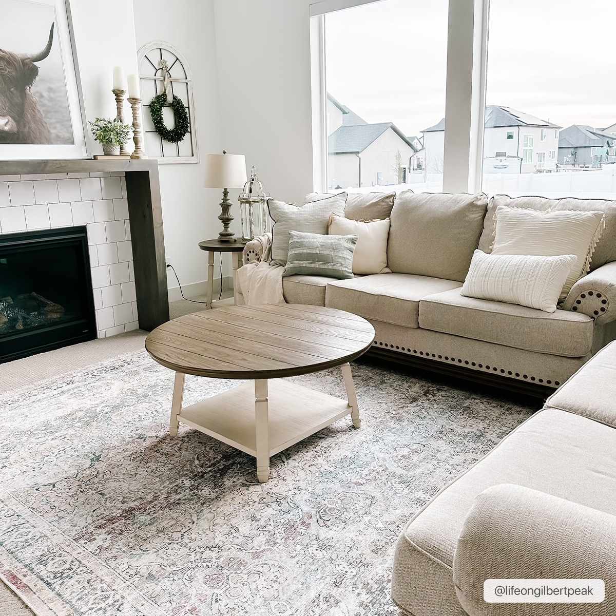 Olive Holi-2304 Washable Area Rug - Decor Addict, LLC