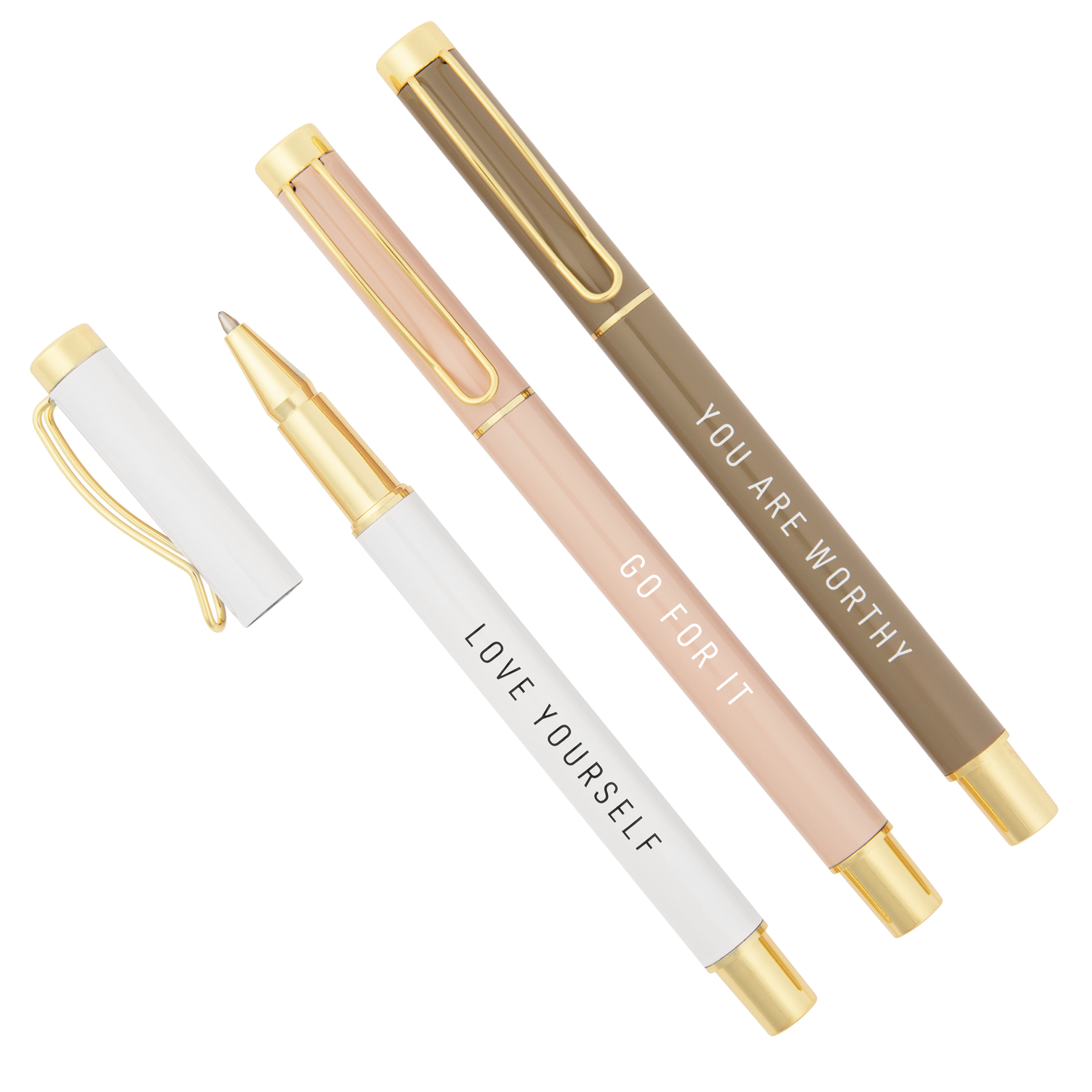 Go For It Metal Pen Set - Decor Addict, LLC