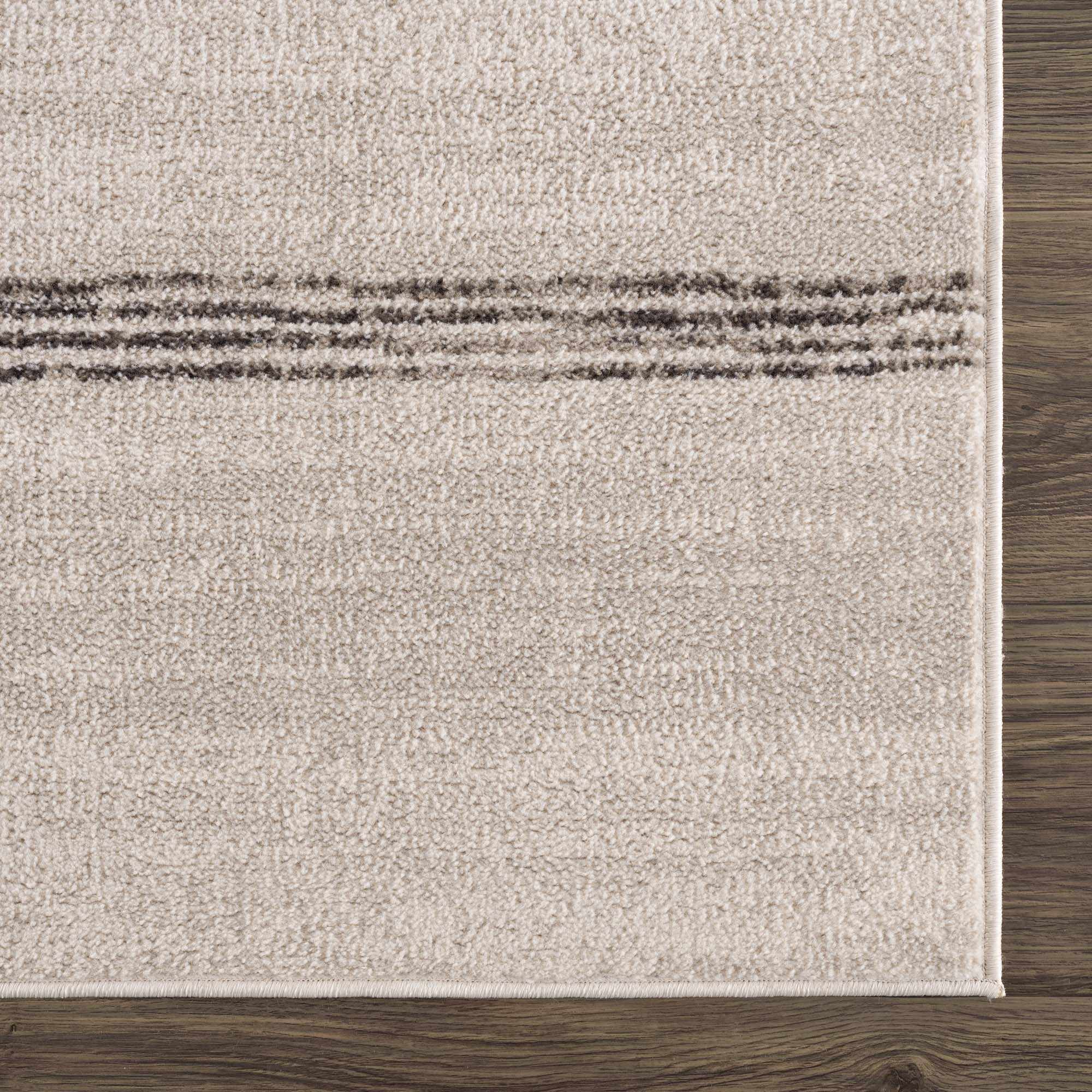 Deja Cream & Charcoal Area Rug - Decor Addict, LLC