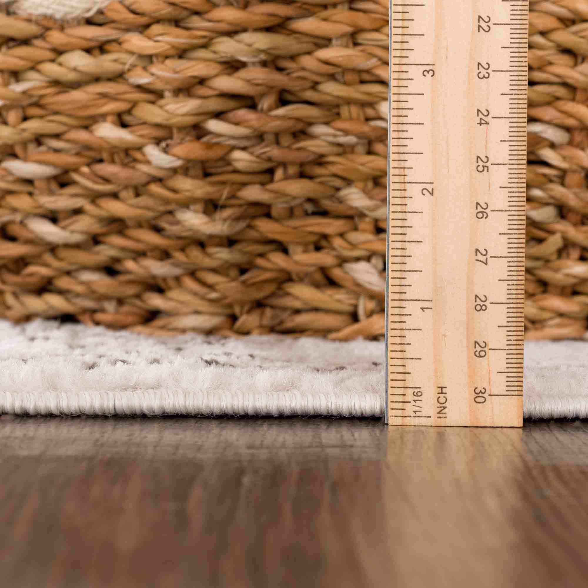 Divya Cream & Charcoal Area Rug - Decor Addict, LLC