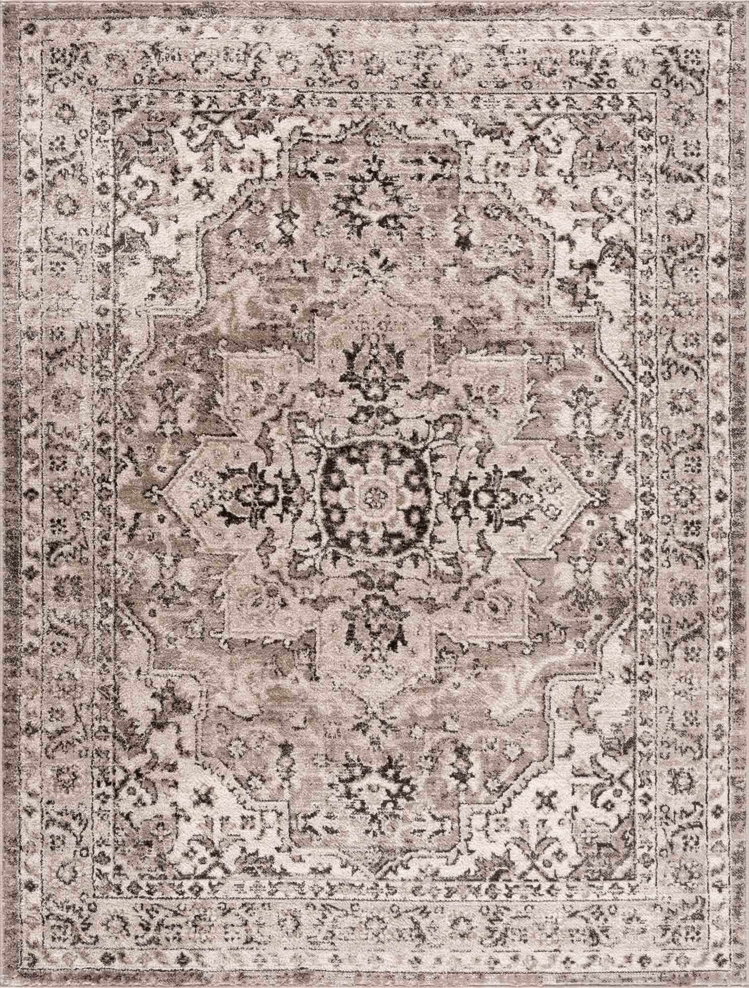 Albie Beige Area Rug - Decor Addict, LLC