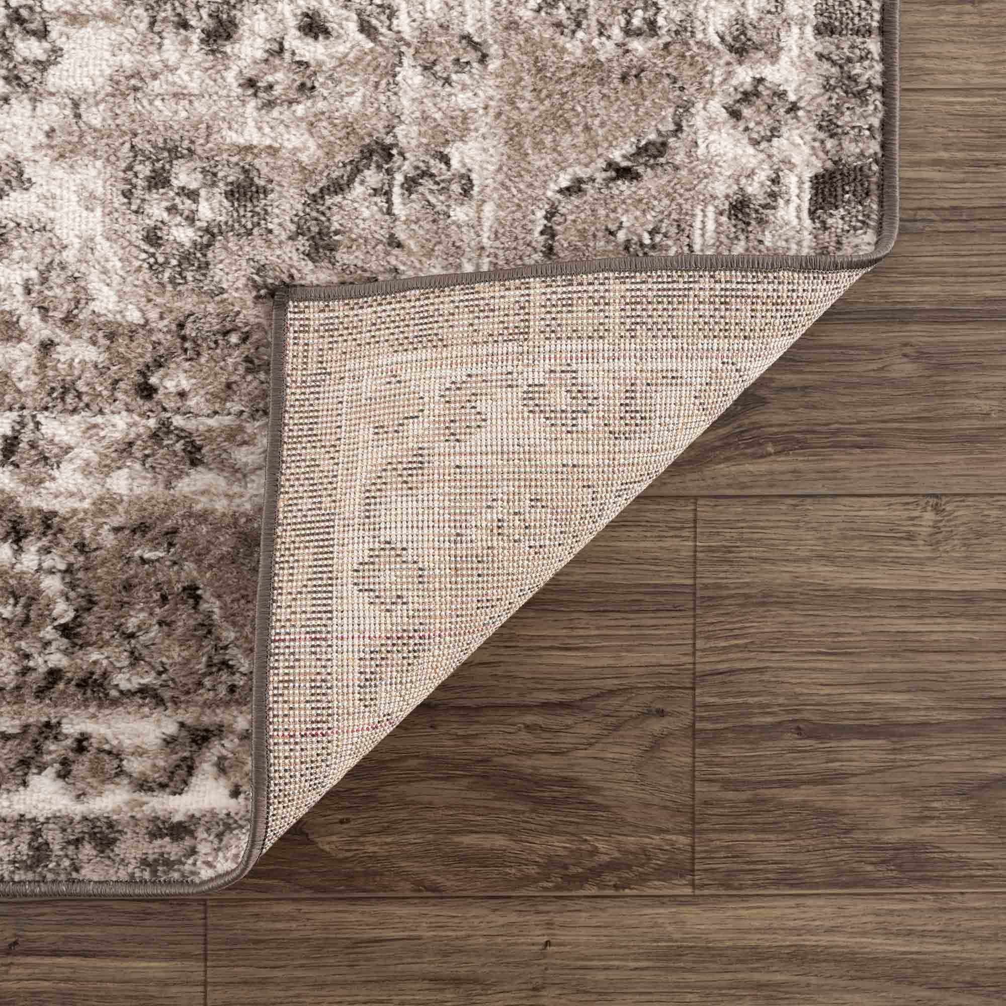 Albie Charcoal & Beige Area Rug - Decor Addict, LLC