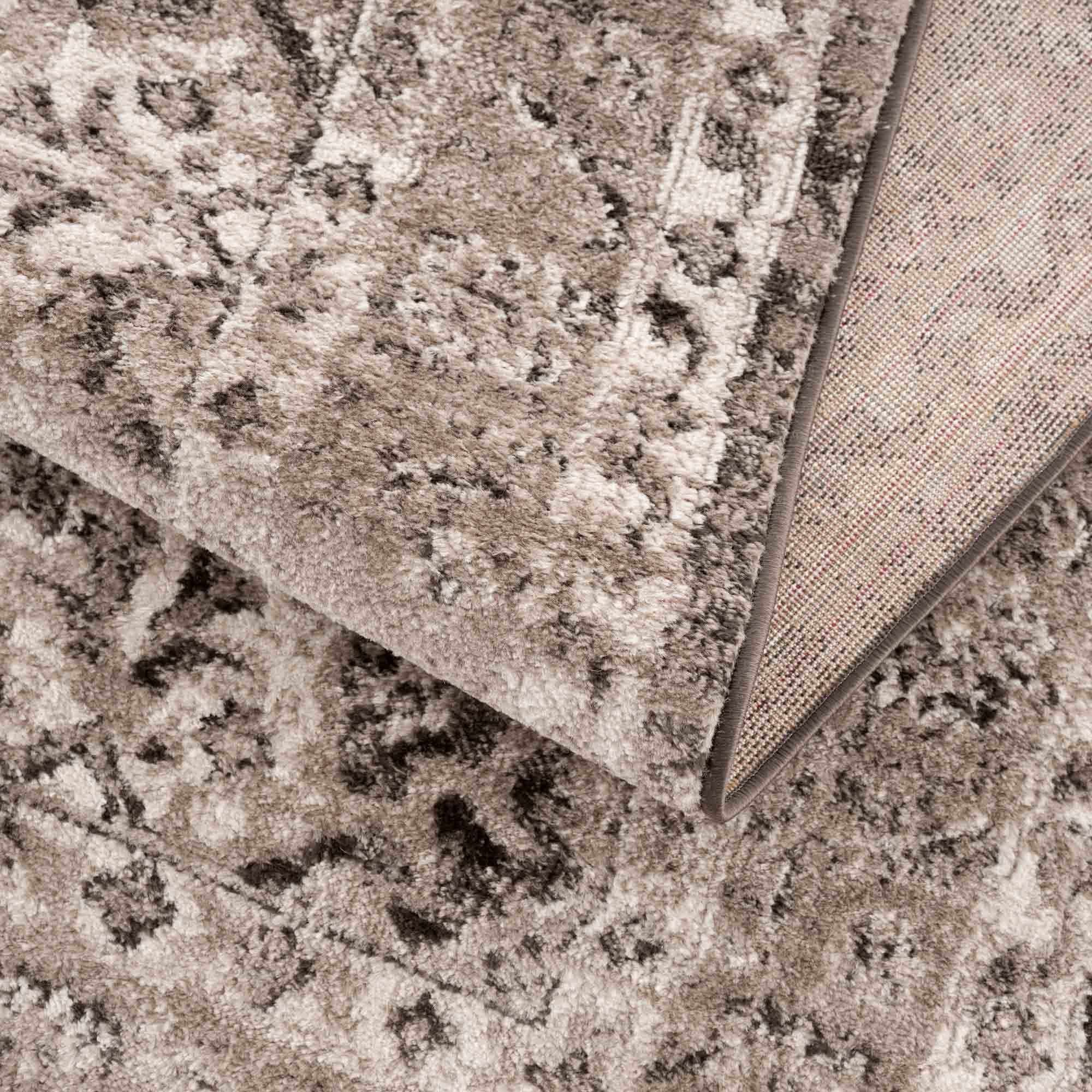 Albie Charcoal & Beige Area Rug - Decor Addict, LLC