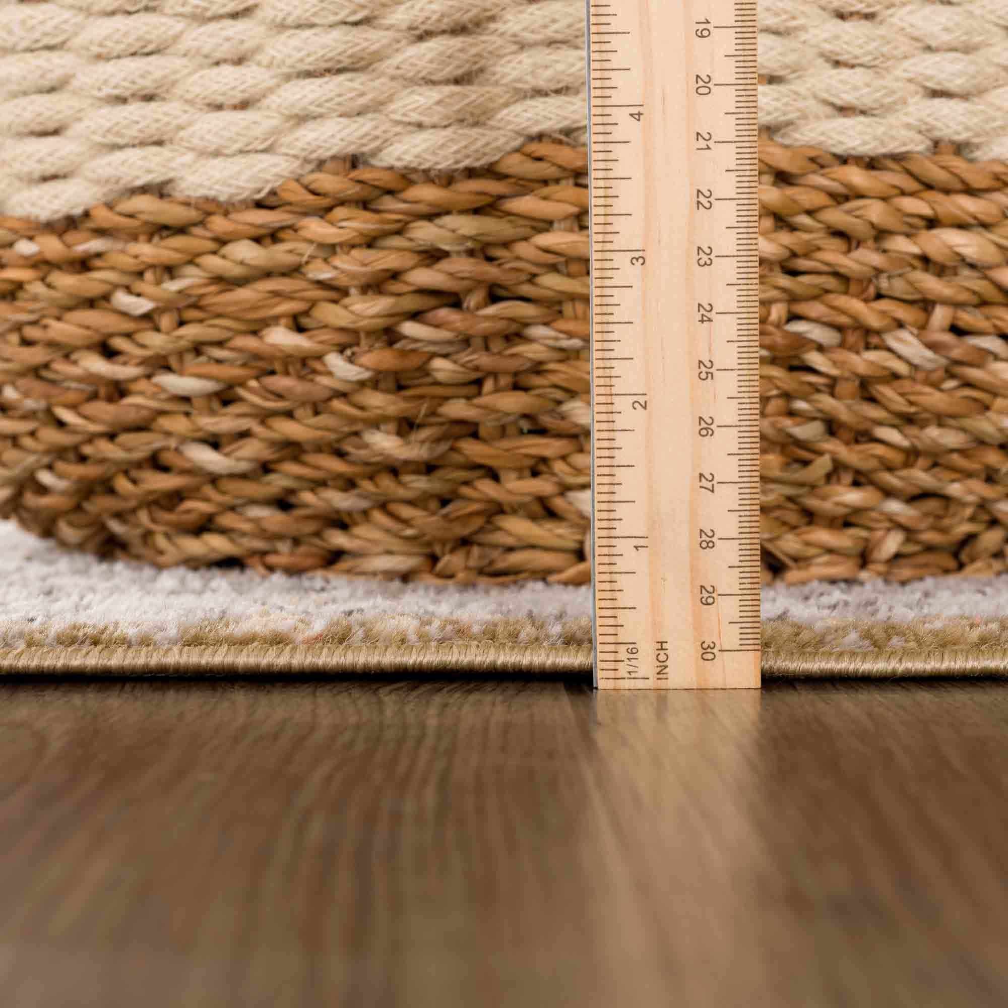 Albie Gold & Beige Area Rug - Decor Addict, LLC