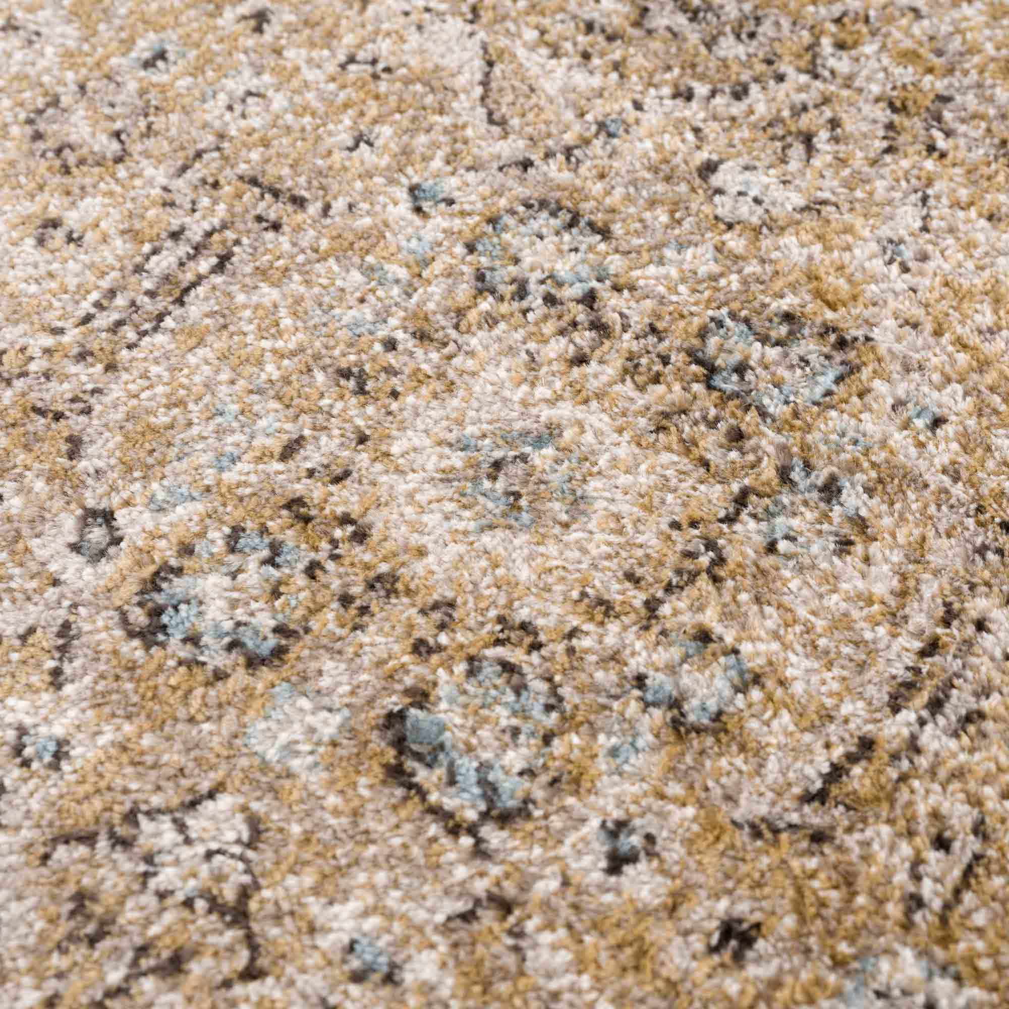 Anana Gold & Beige Area Rug - Decor Addict, LLC