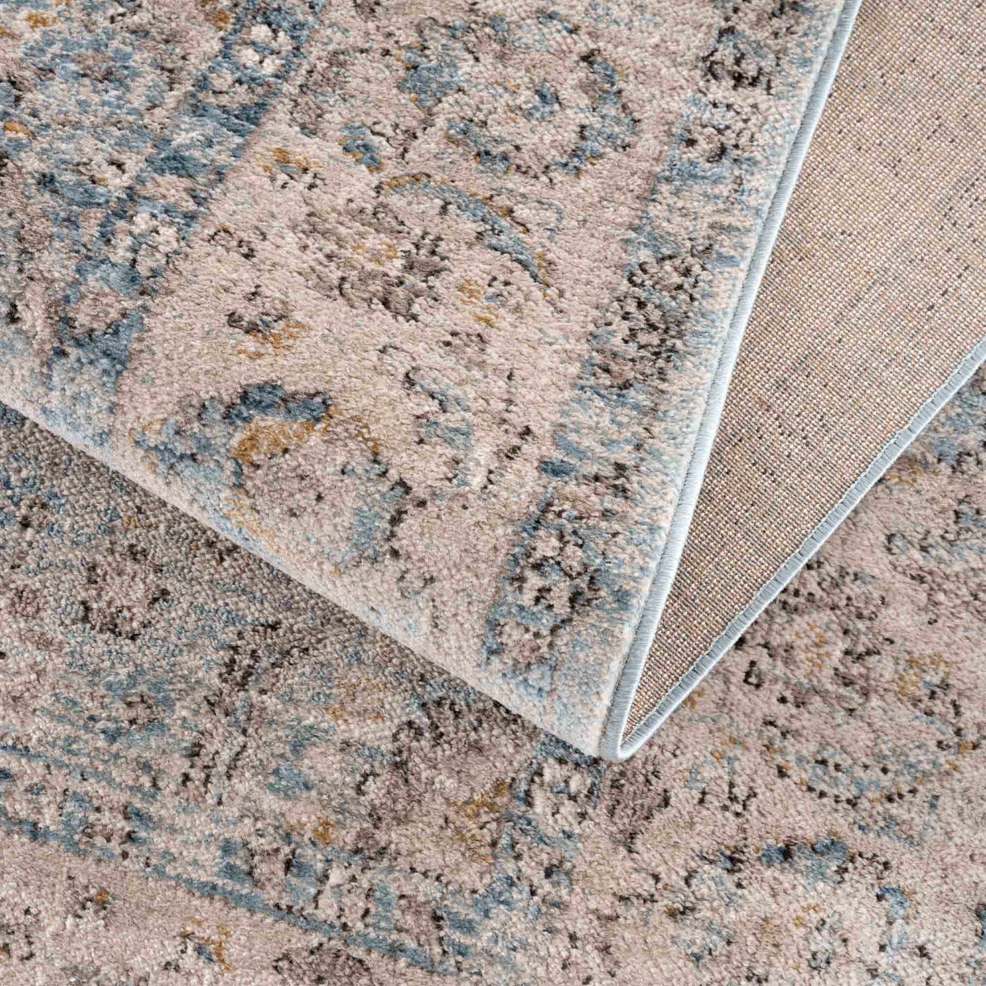 Anana Silver Blue & Beige Area Rug - Decor Addict, LLC