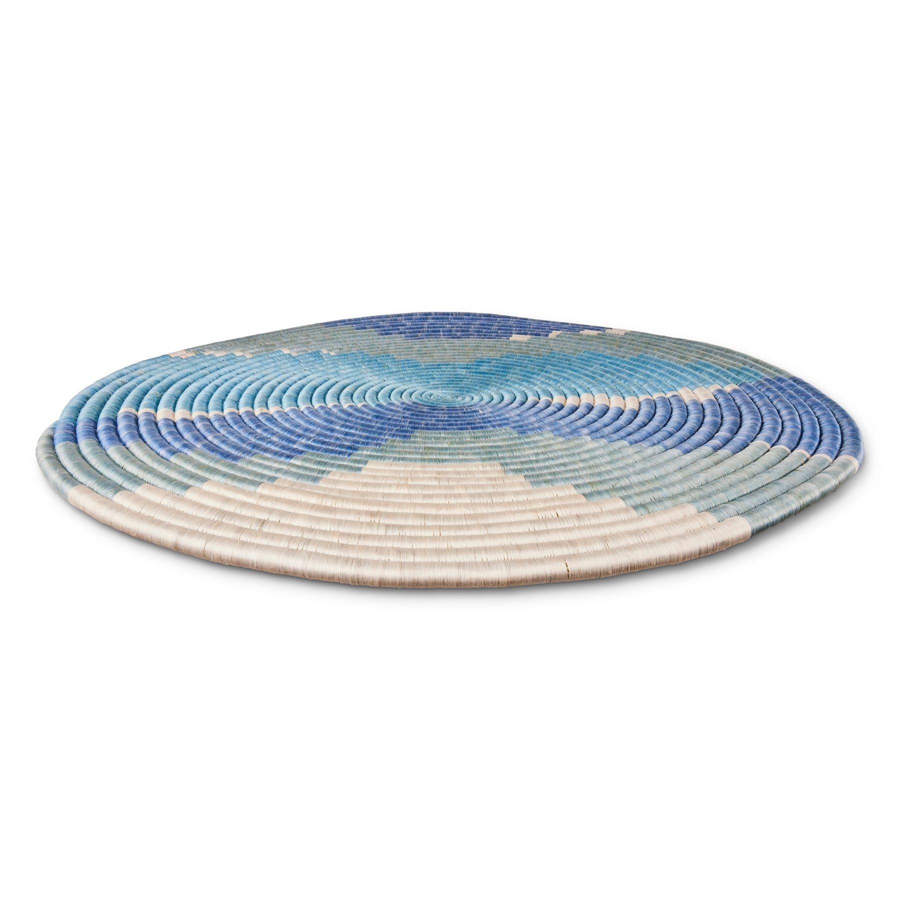 Ambient Blue-Greens - 32" Colossal Statement Disc - Decor Addict, LLC