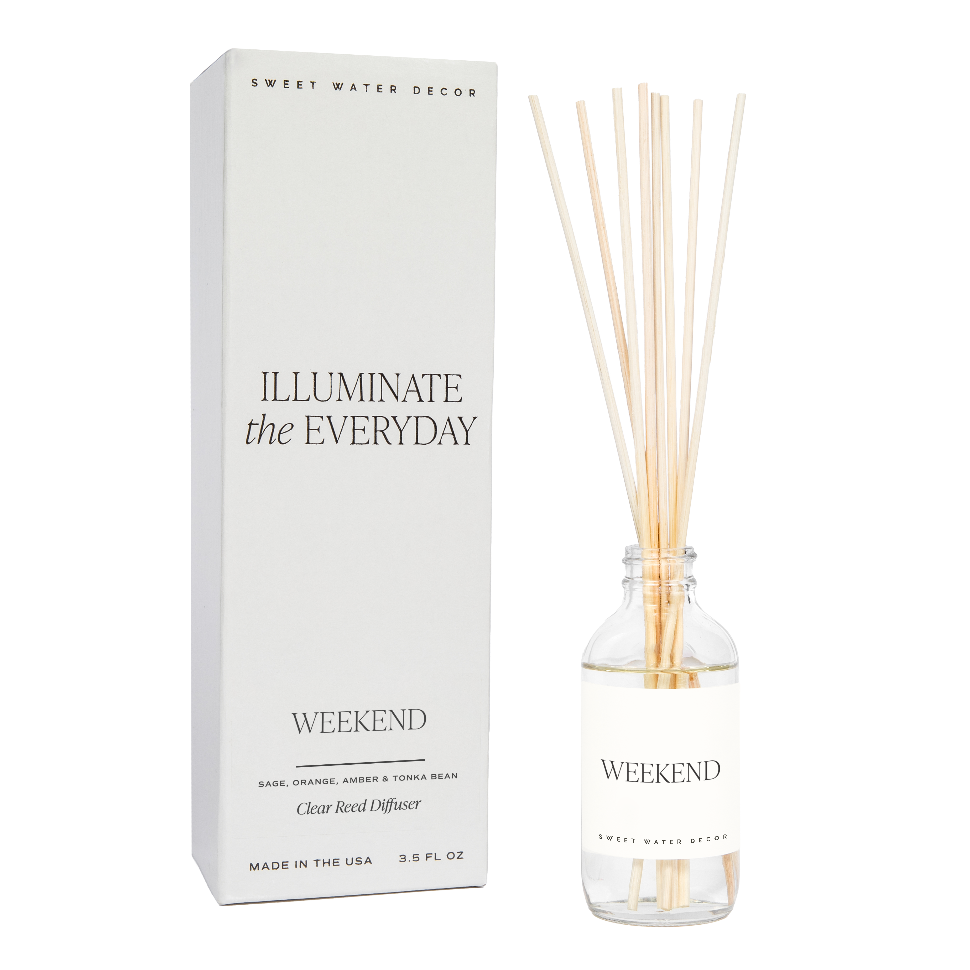 Weekend Clear Reed Diffuser - Decor Addict, LLC