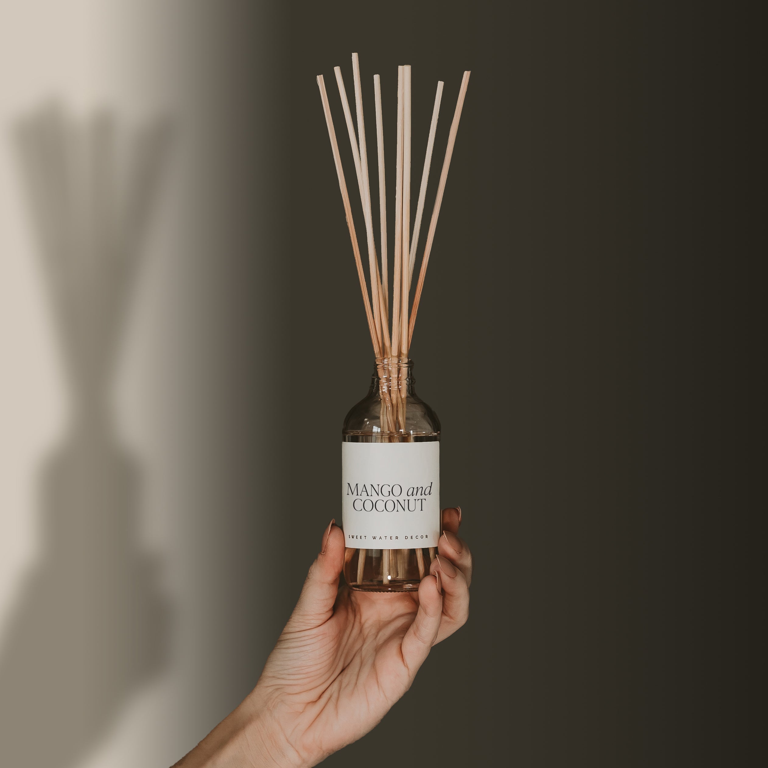 Mango and Coconut Clear Reed Diffuser - Decor Addict, LLC