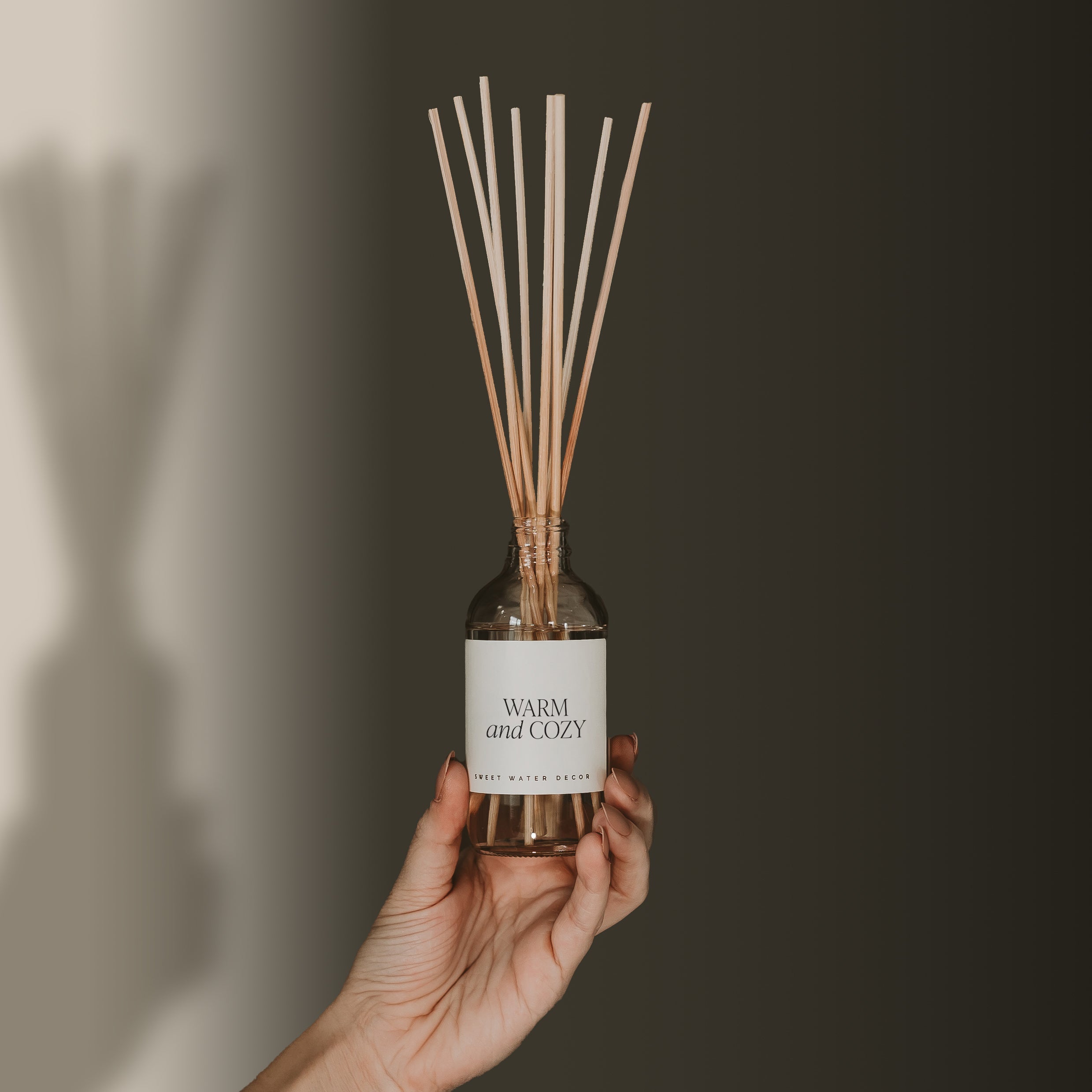 Warm and Cozy Clear Reed Diffuser - Decor Addict, LLC