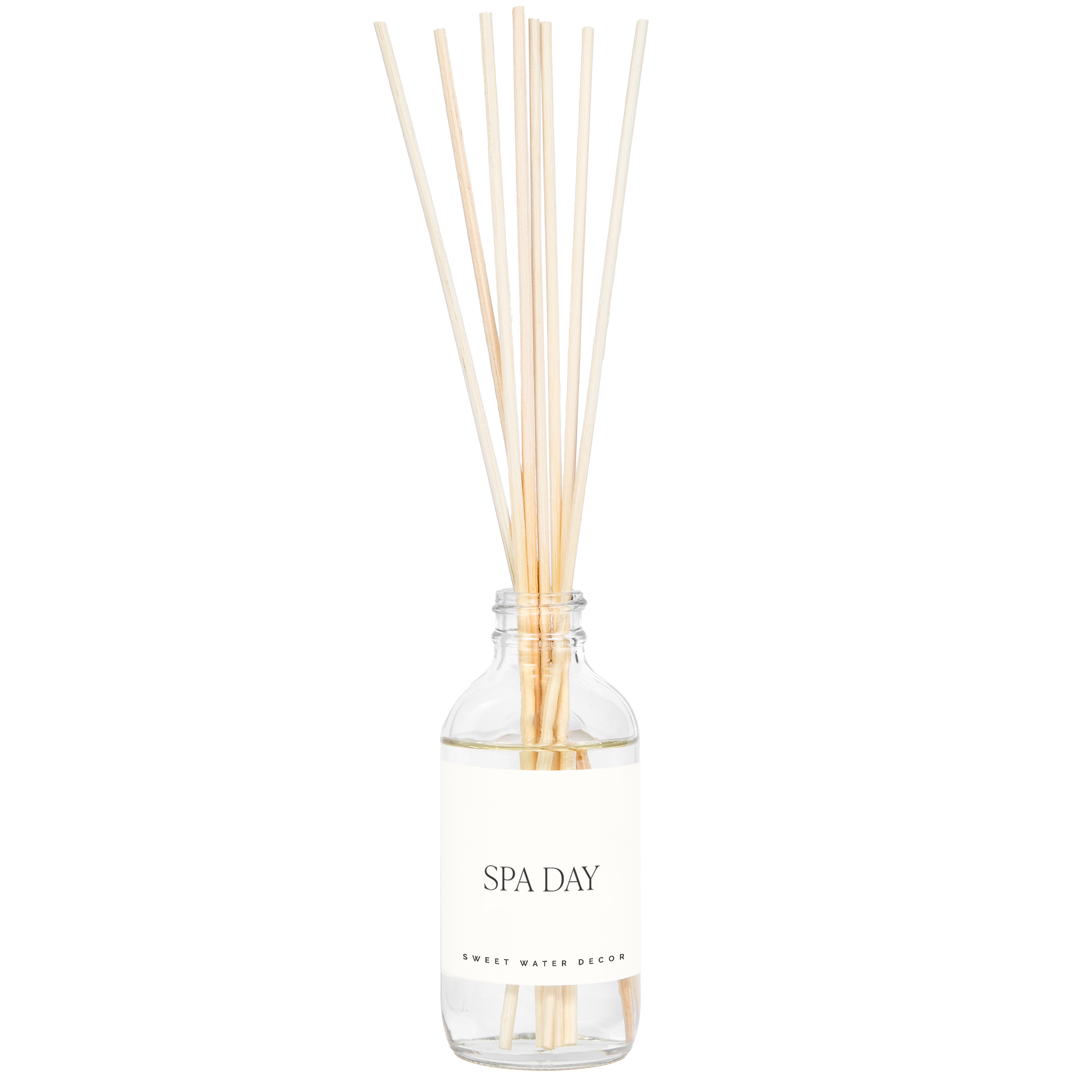 Spa Day Clear Reed Diffuser - Decor Addict, LLC