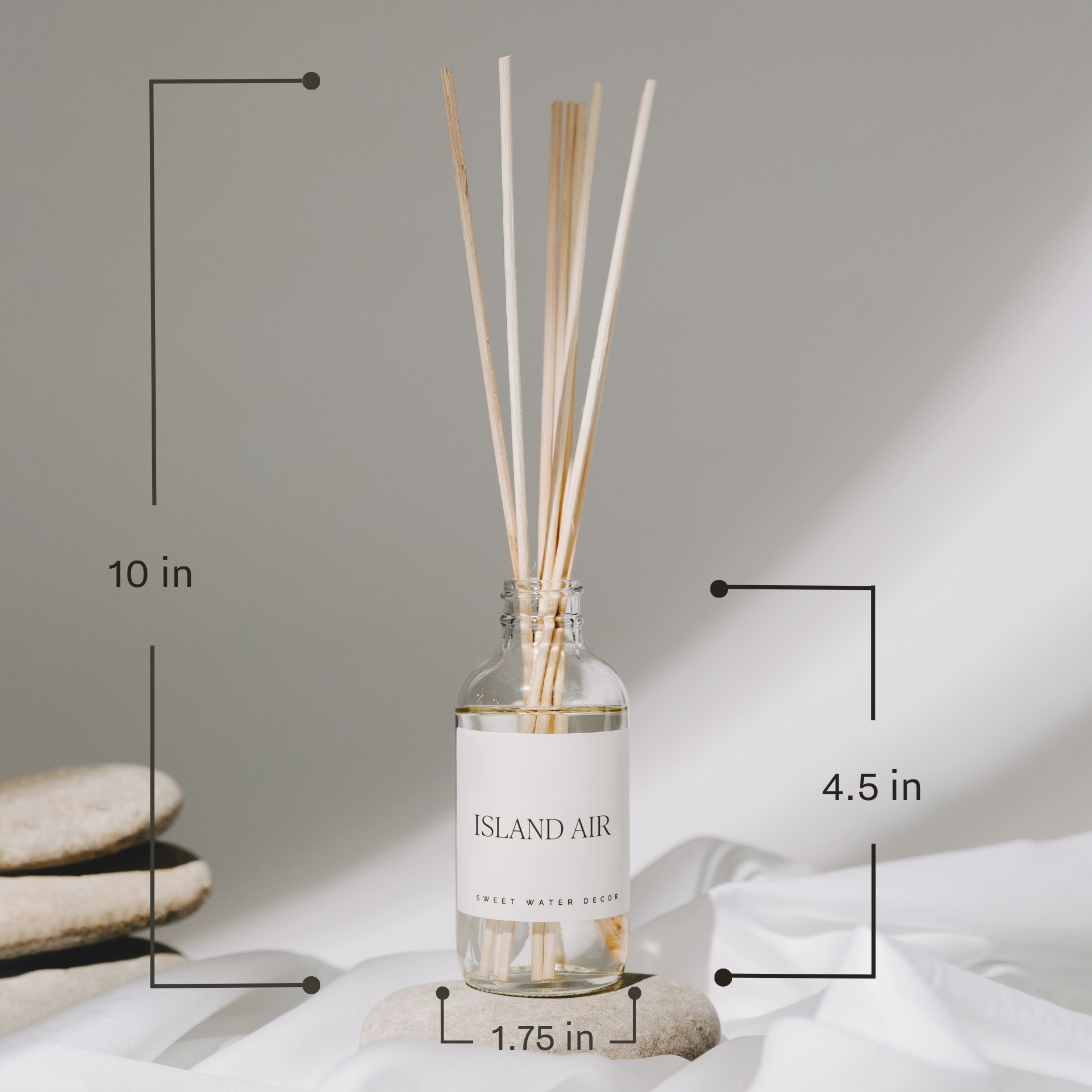 Mango and Coconut Clear Reed Diffuser - Decor Addict, LLC