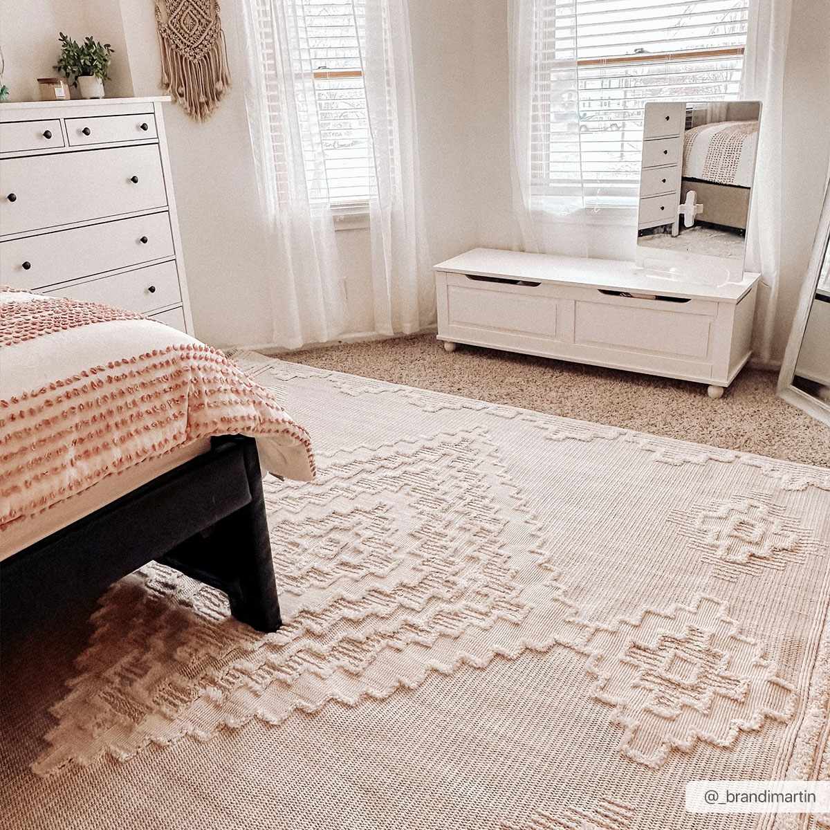 Rosales Cream High&Low Area Rug - Decor Addict, LLC