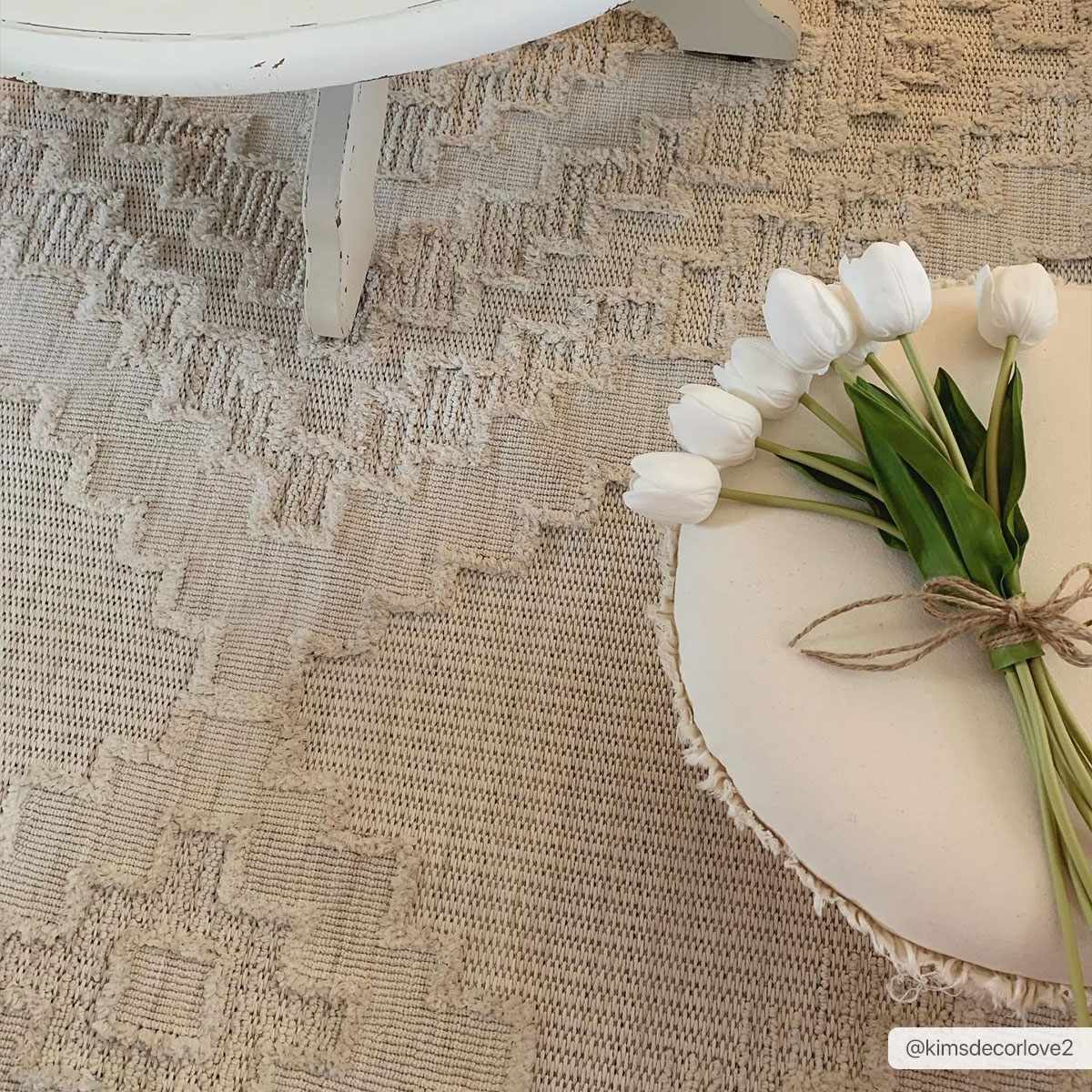 Rosales Cream High&Low Area Rug - Decor Addict, LLC