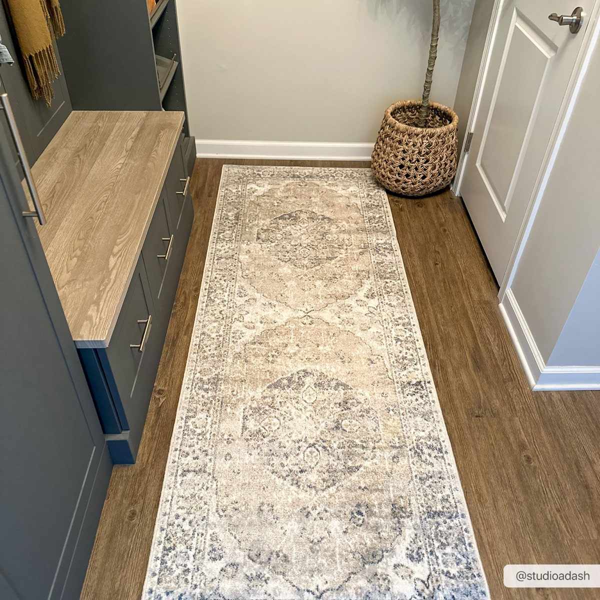 Rudo Beige Washable Area Rug - Decor Addict, LLC