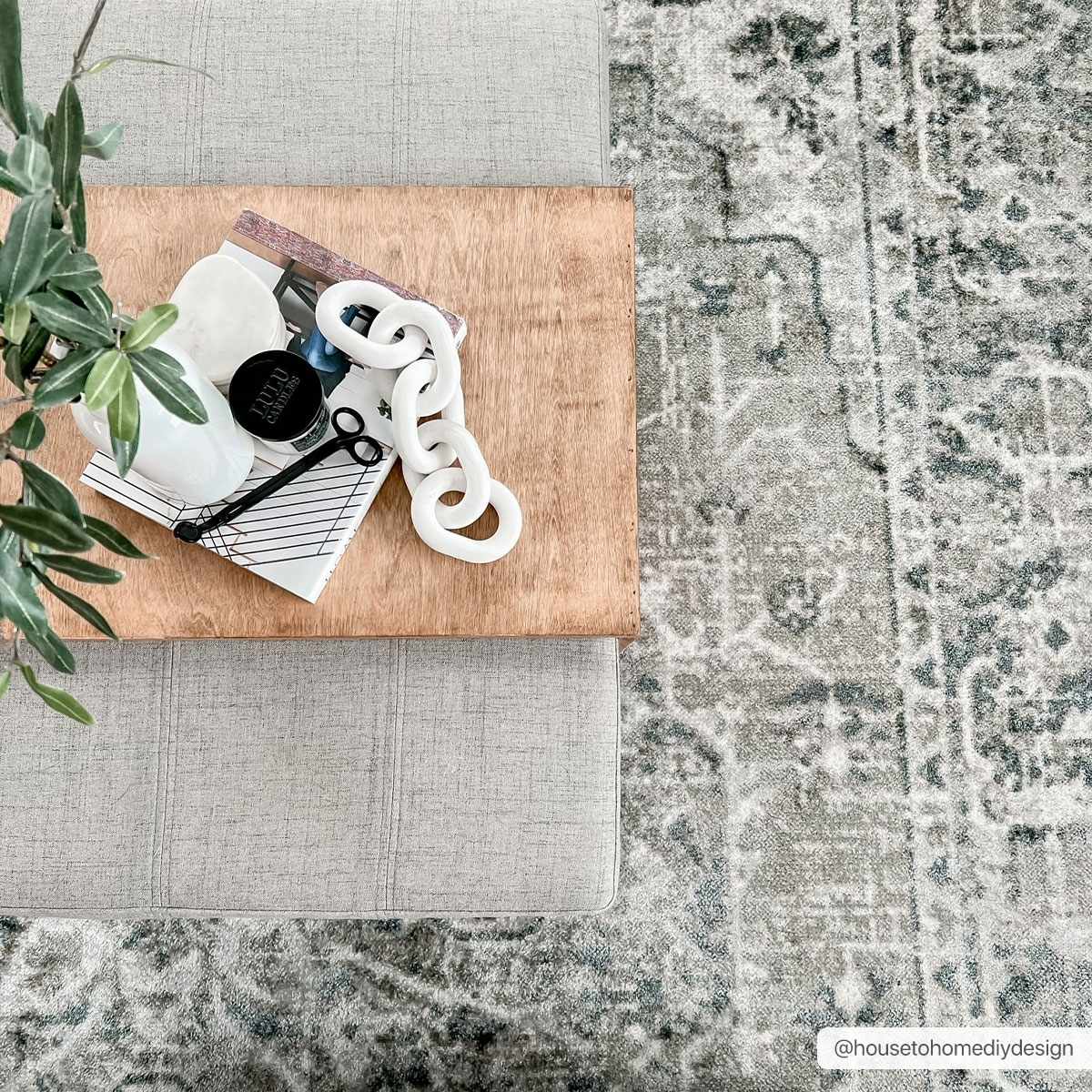 Rudo Blue Washable Area Rug - Decor Addict, LLC