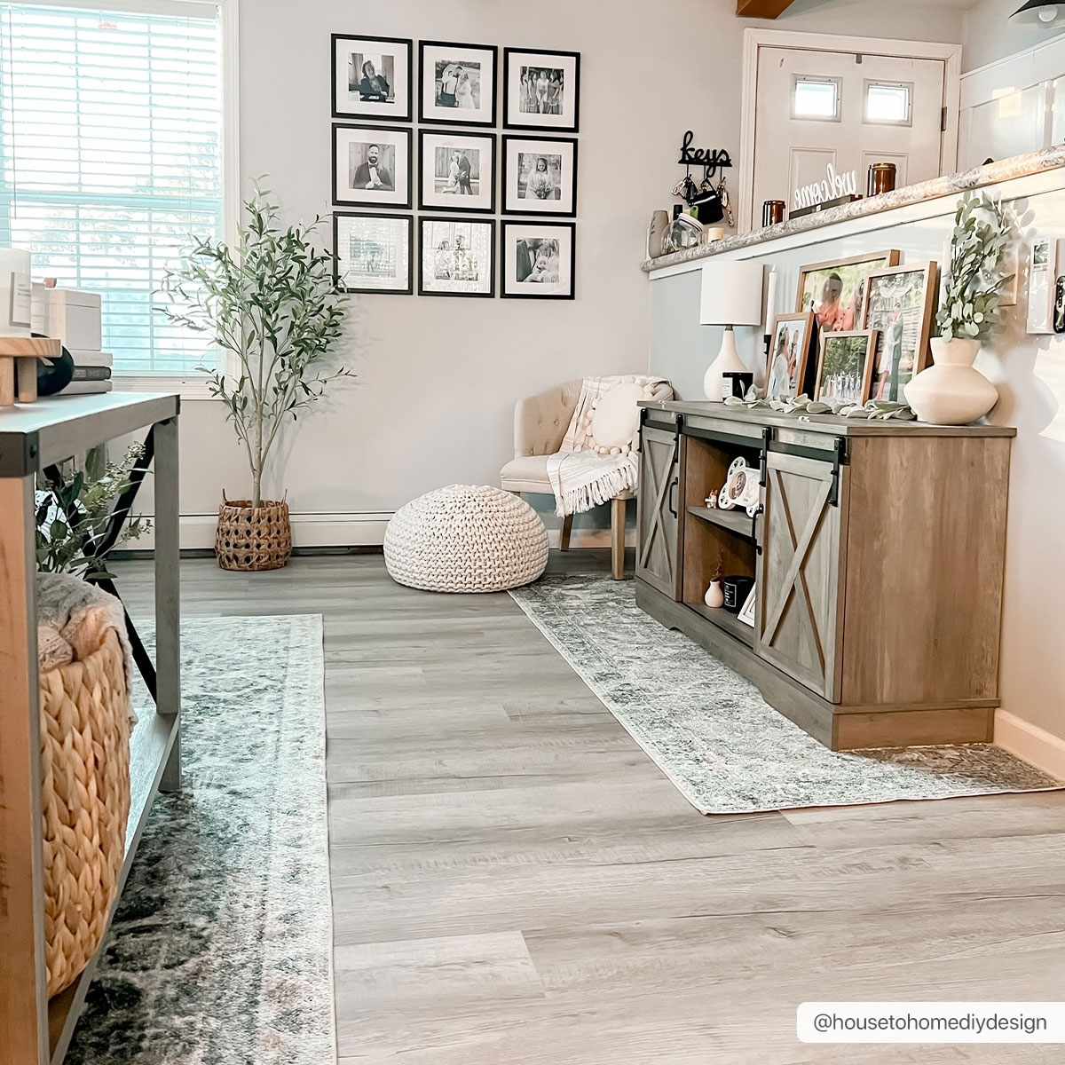 Rudo Blue Washable Area Rug - Decor Addict, LLC