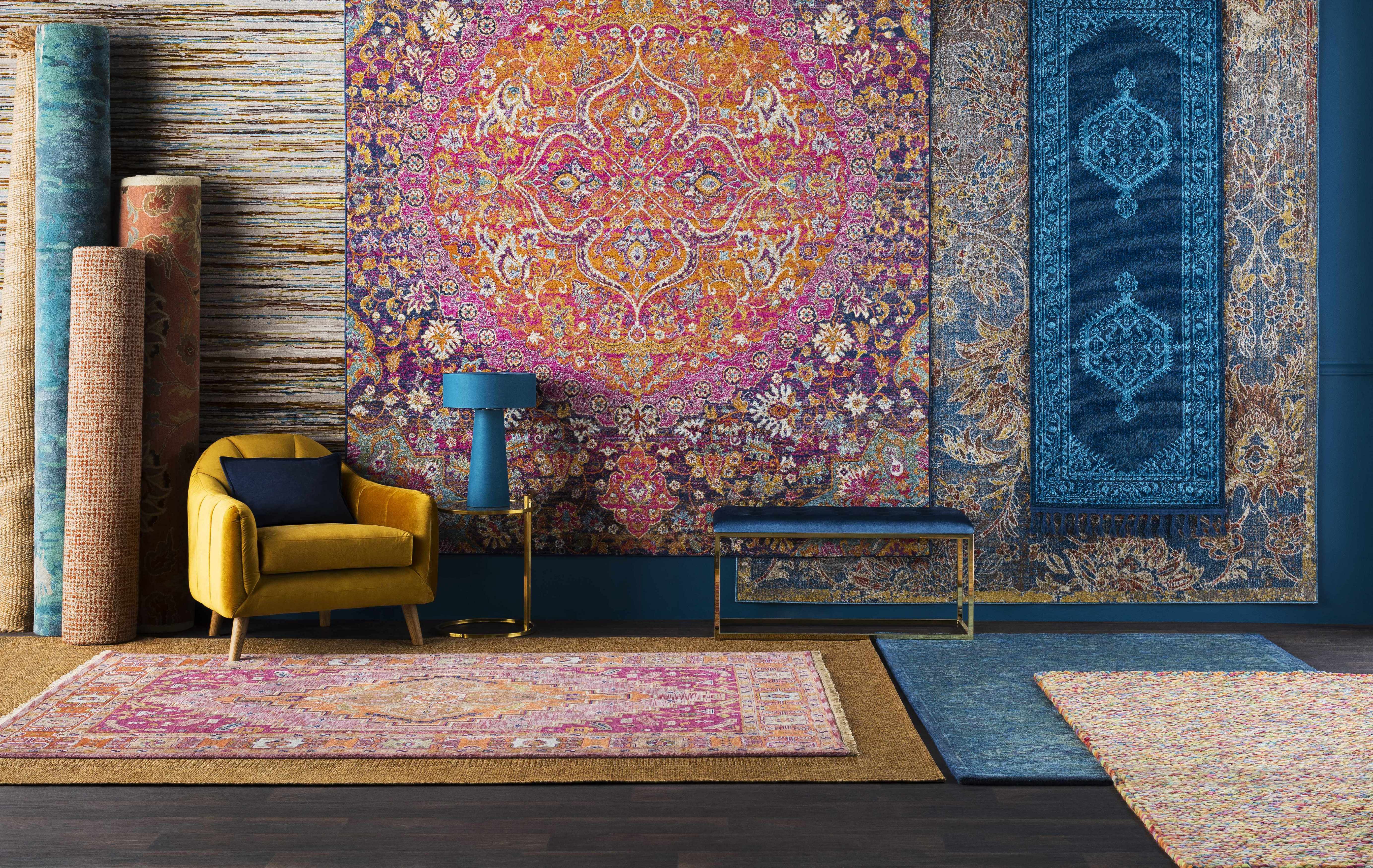 Conesus Burnt Orange 1112 Wool Area Rug - Decor Addict, LLC