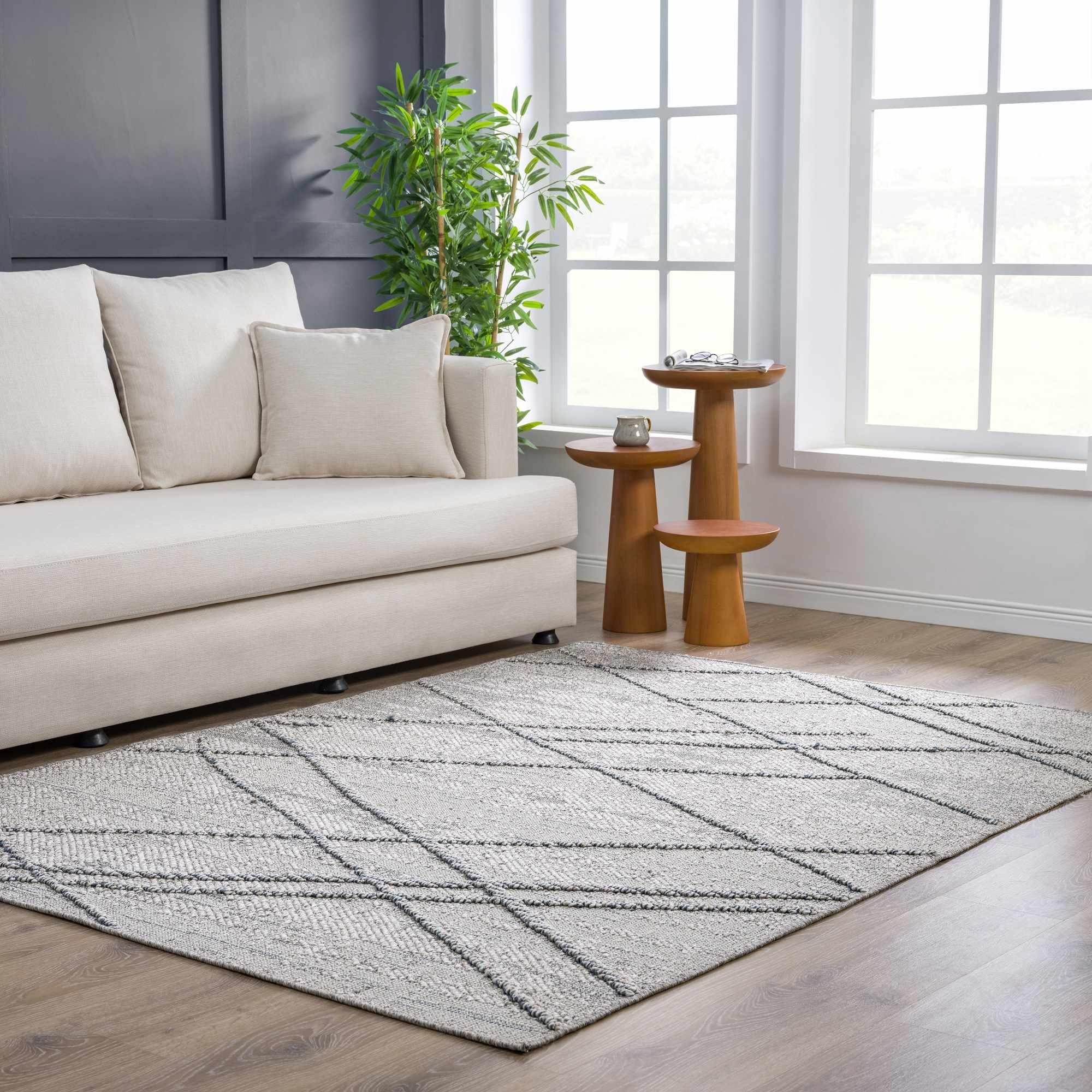 Baqer Taupe & Gray Area Rug - Decor Addict, LLC