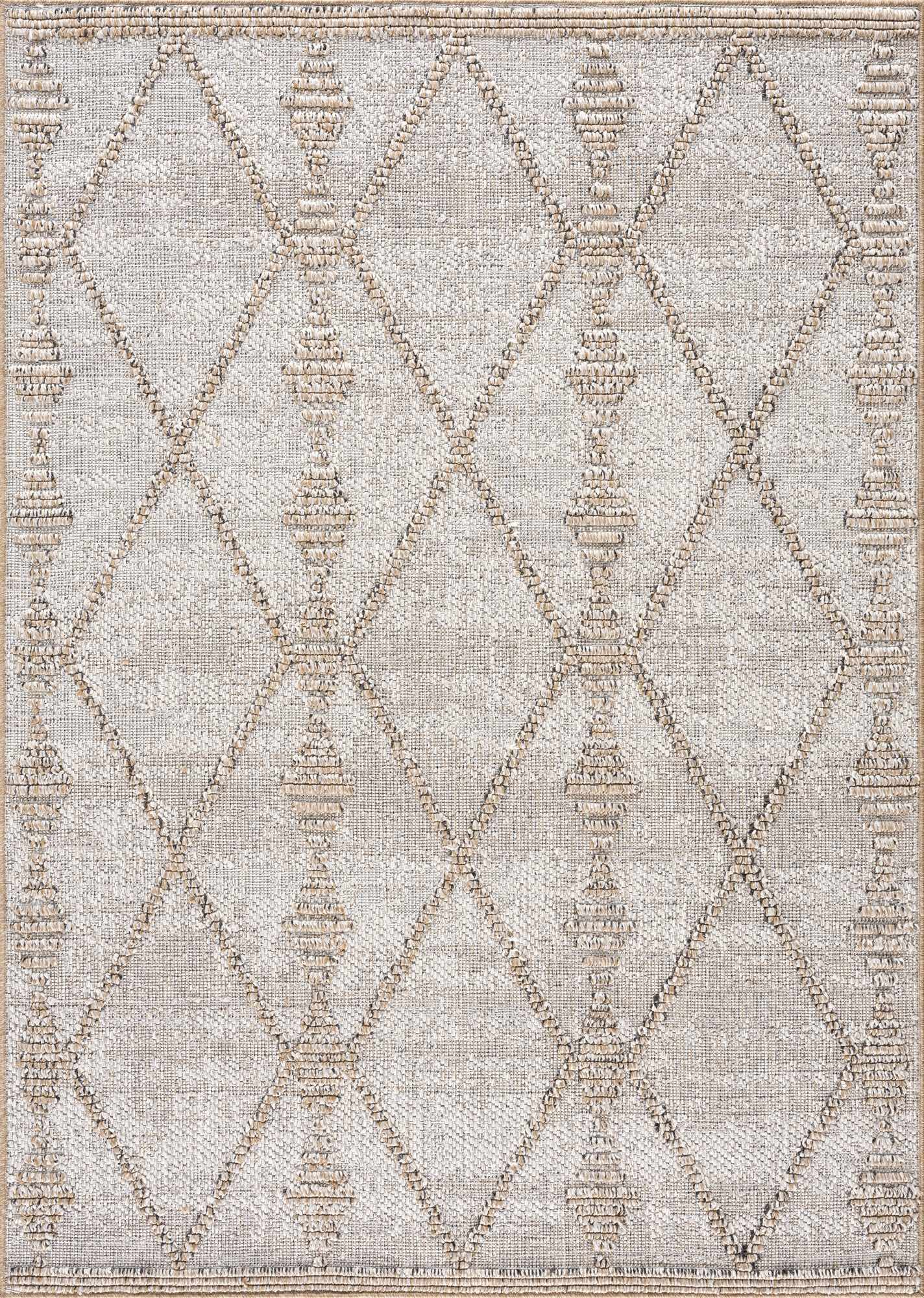 Nyla Bone & Tan Area Rug - Decor Addict, LLC