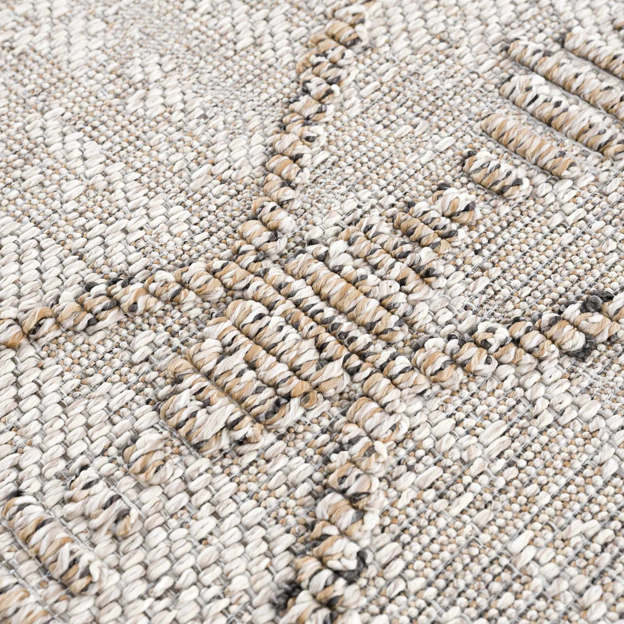 Nyla Bone & Tan Area Rug - Decor Addict, LLC