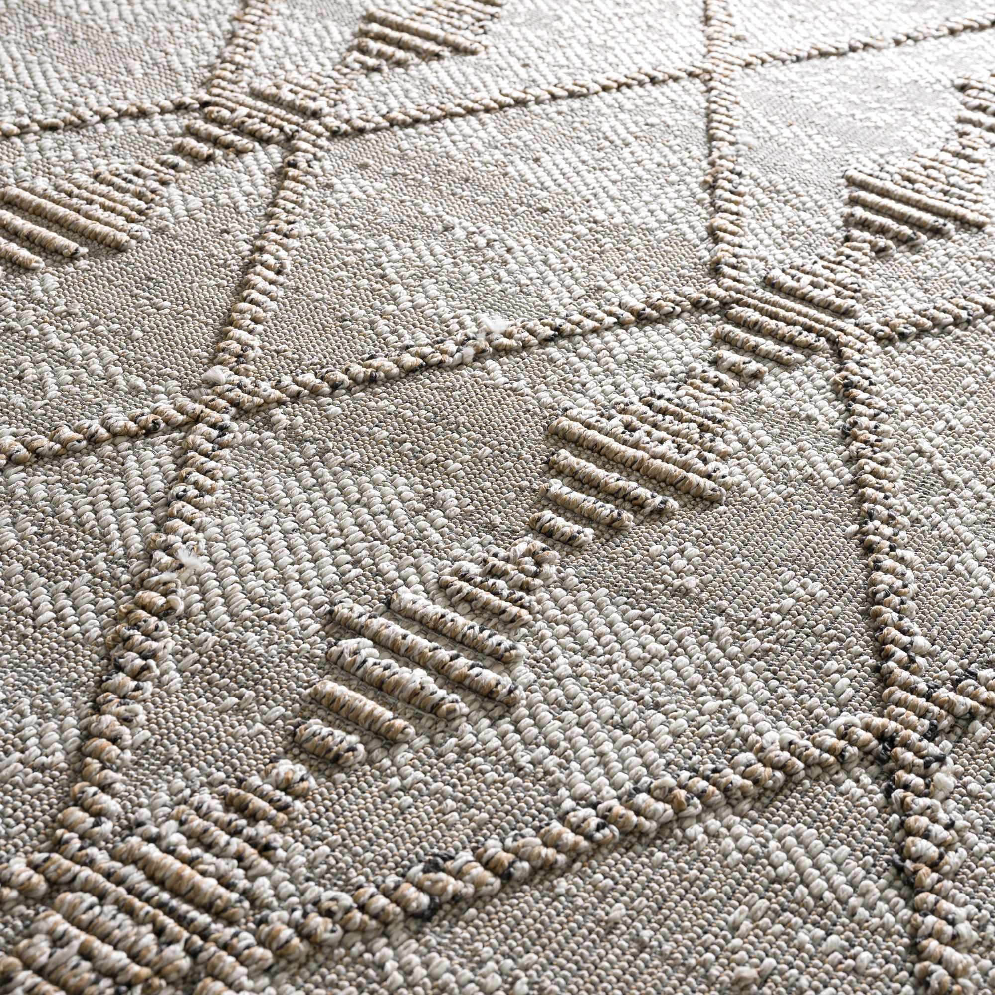 Nyla Bone & Tan Area Rug - Decor Addict, LLC