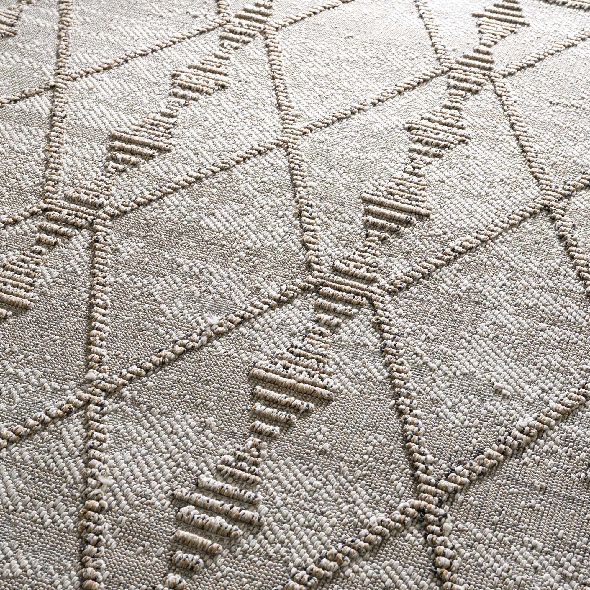 Nyla Bone & Tan Area Rug - Decor Addict, LLC