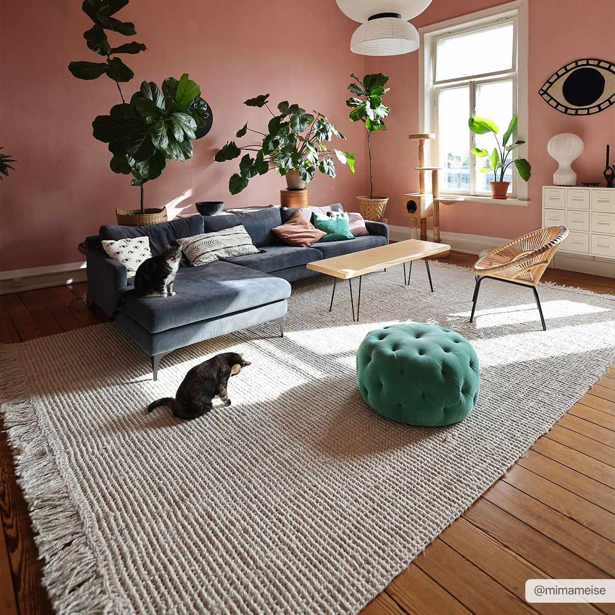 Senneterre Bleached Jute Rug - Decor Addict, LLC