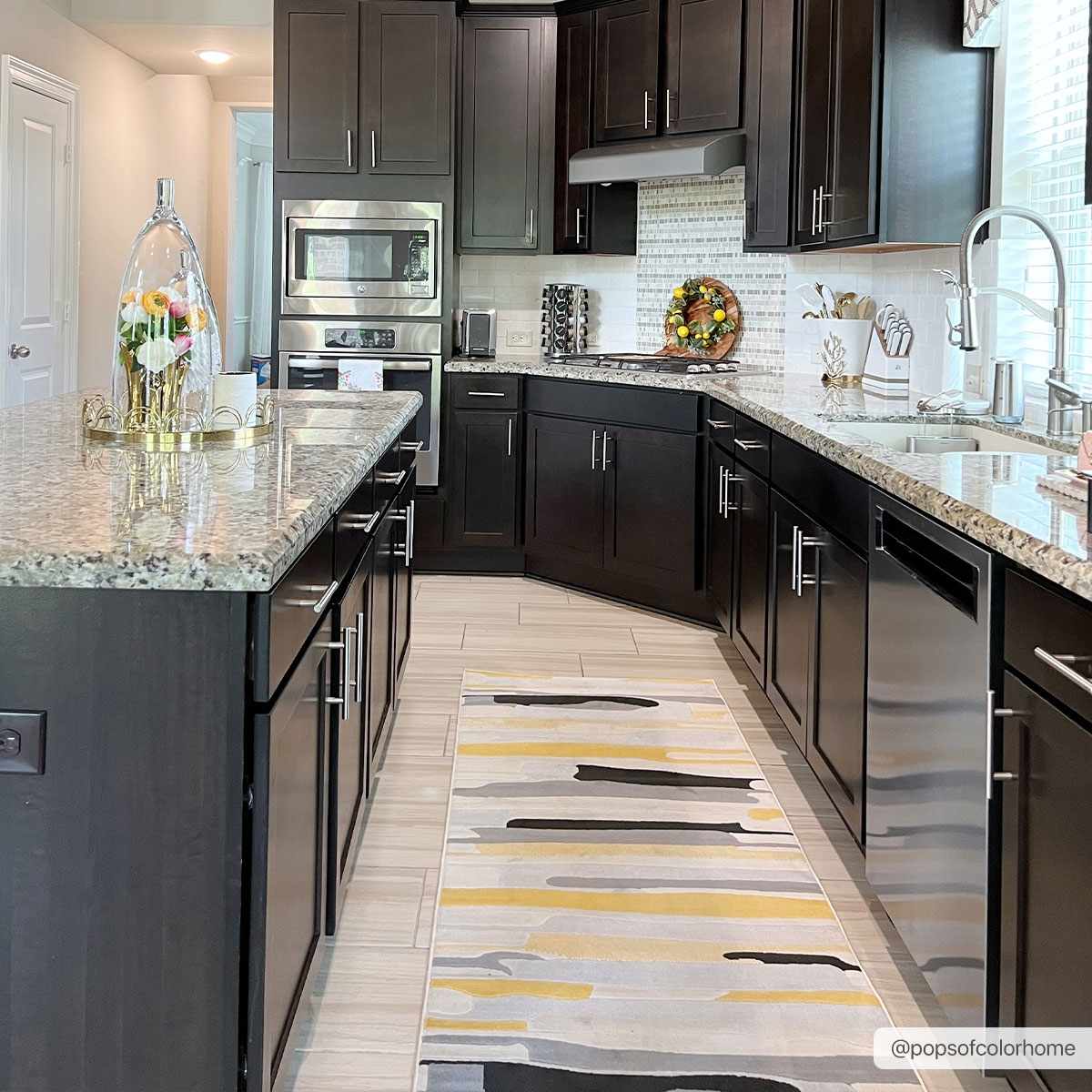 Southfields Mustard Area Rug - Decor Addict, LLC