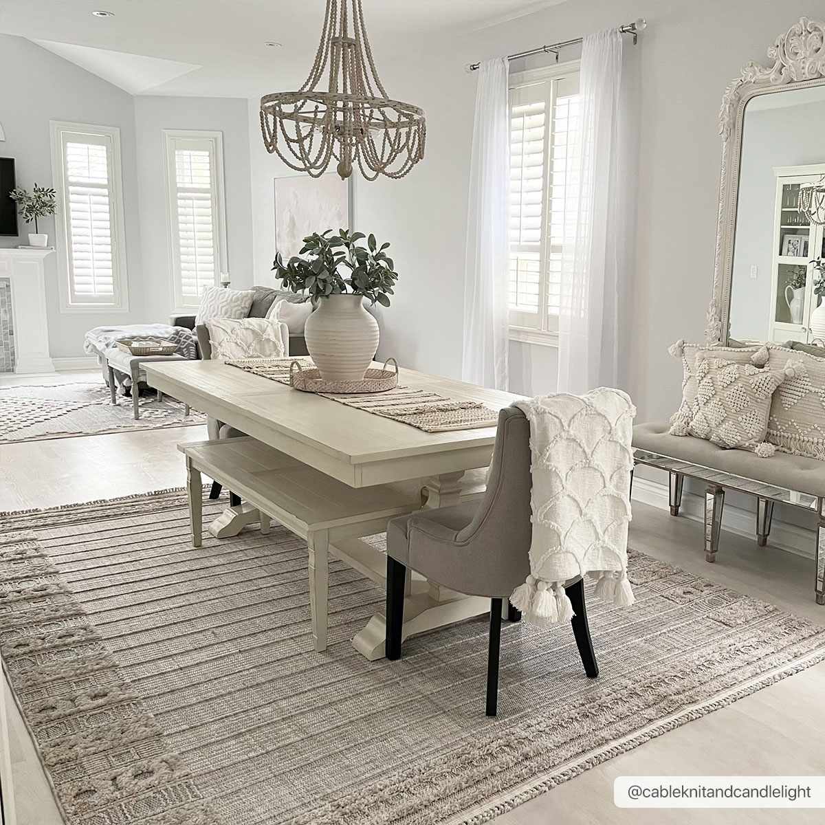 Sulak Cream Area Rug - Decor Addict, LLC